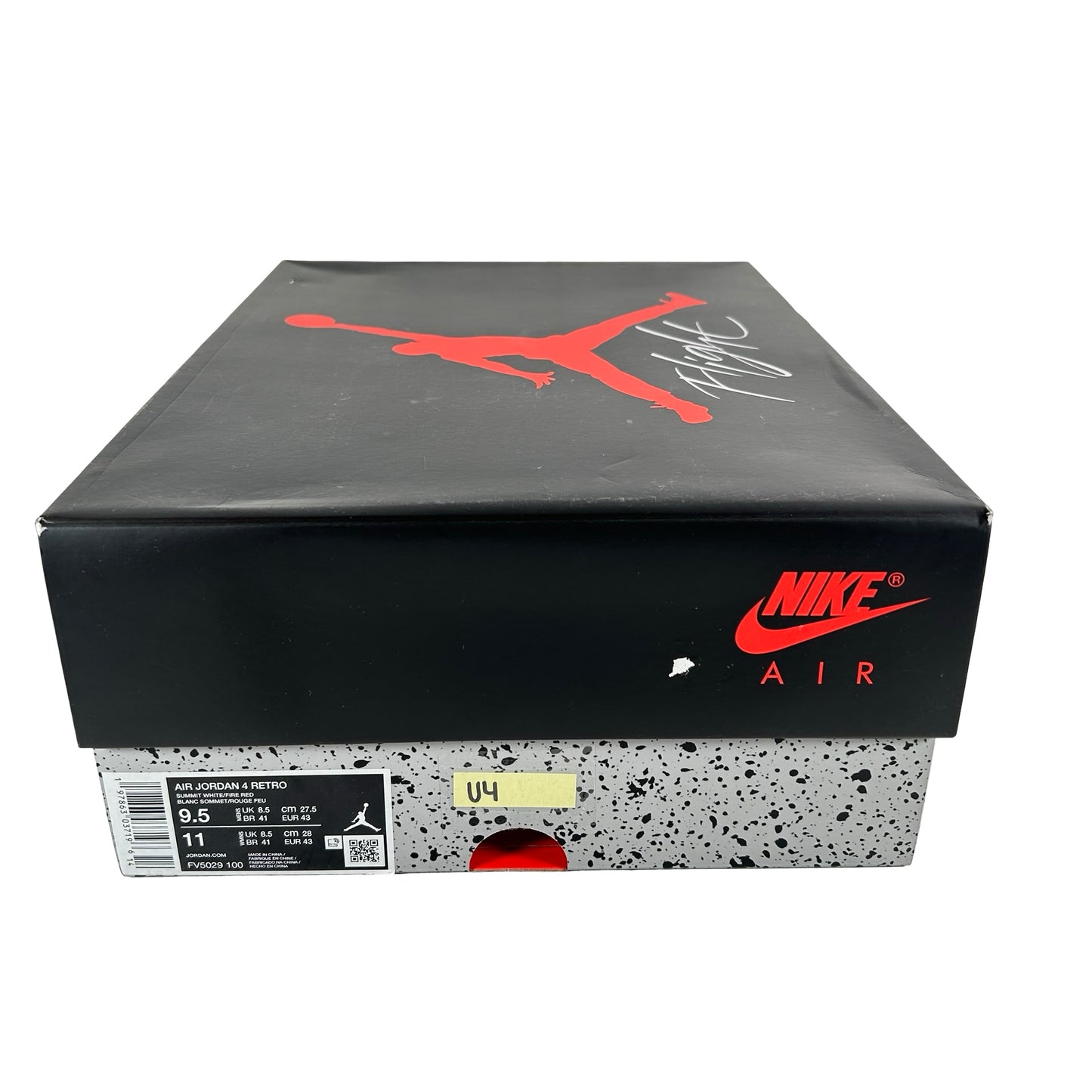 FV5029 100 Jordan 4 Retro White Cement (2025) [USED] - 9.5 M (Used4)