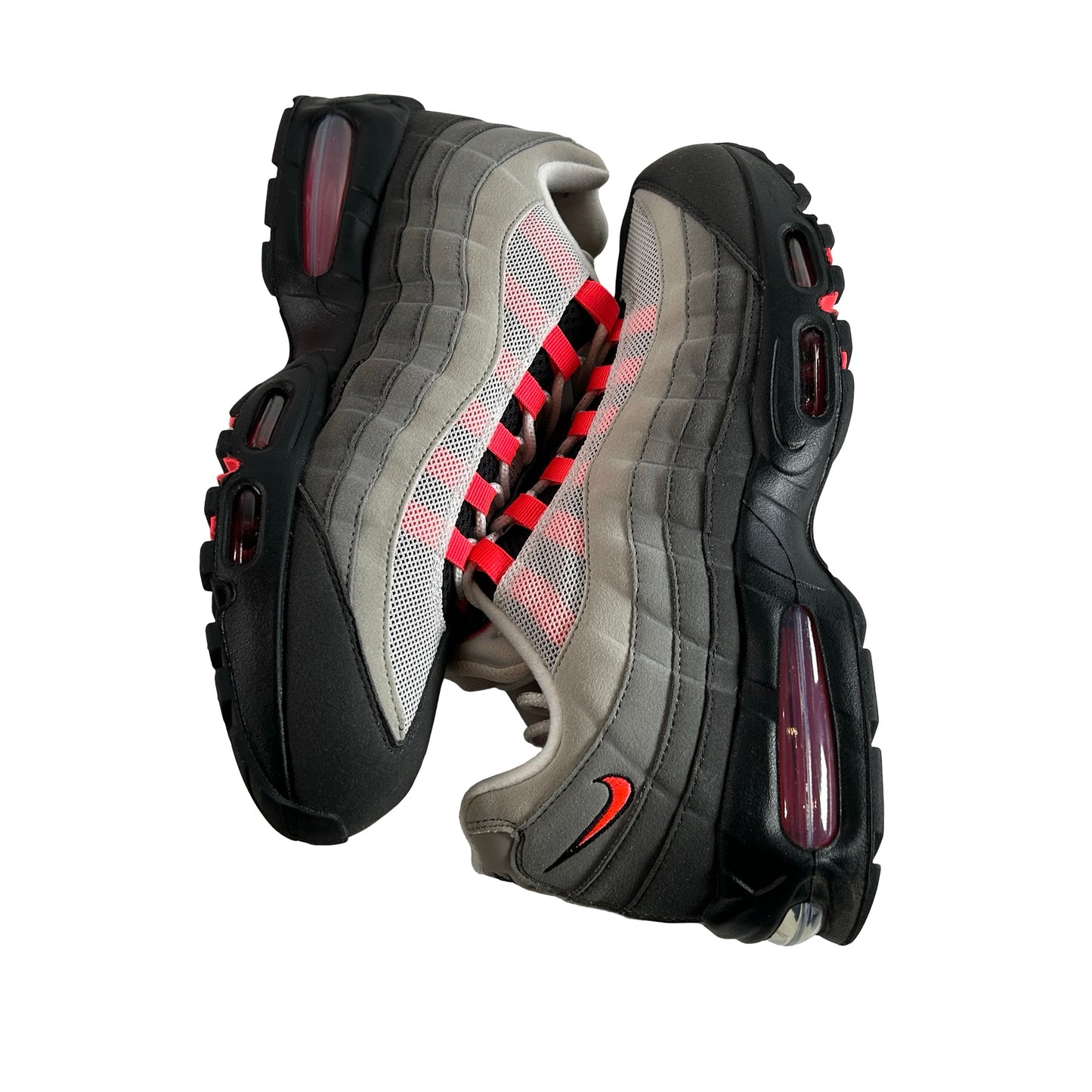 IM7410 001 Nike Air Max 95 OG Big Bubble Solar Red (2025) [USED] - 11.5 M (Used)