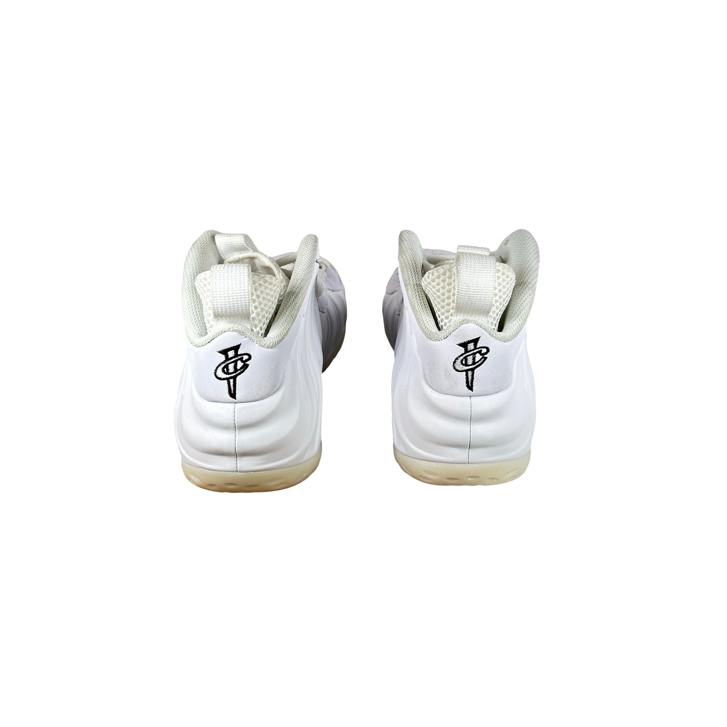 HJ5195 100 Nike Air Foamposite One Triple White [USED] - 10.5 M (Used)