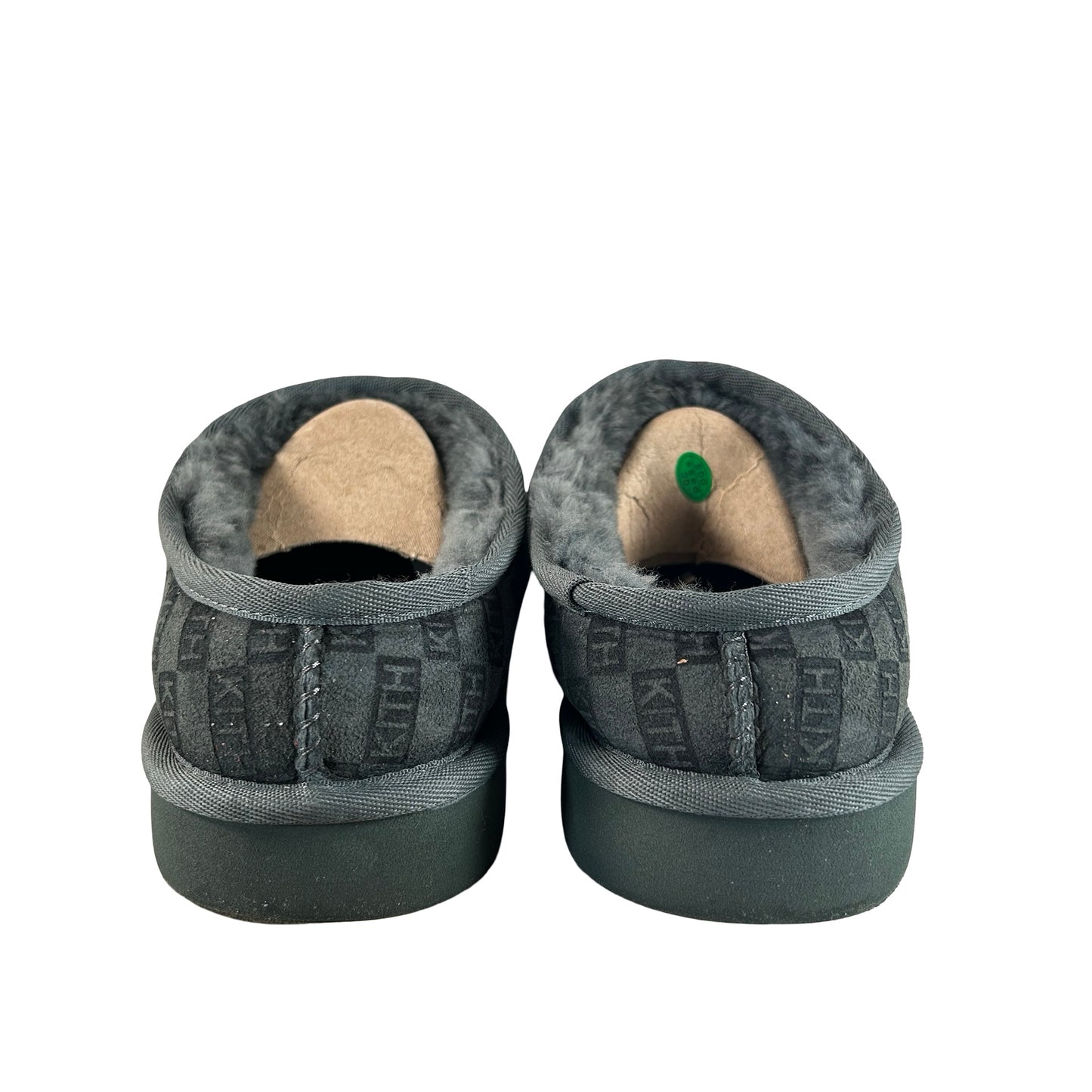KHMSH0004 302 Kith Kithmas Monogram Shearling Slippers Stadium