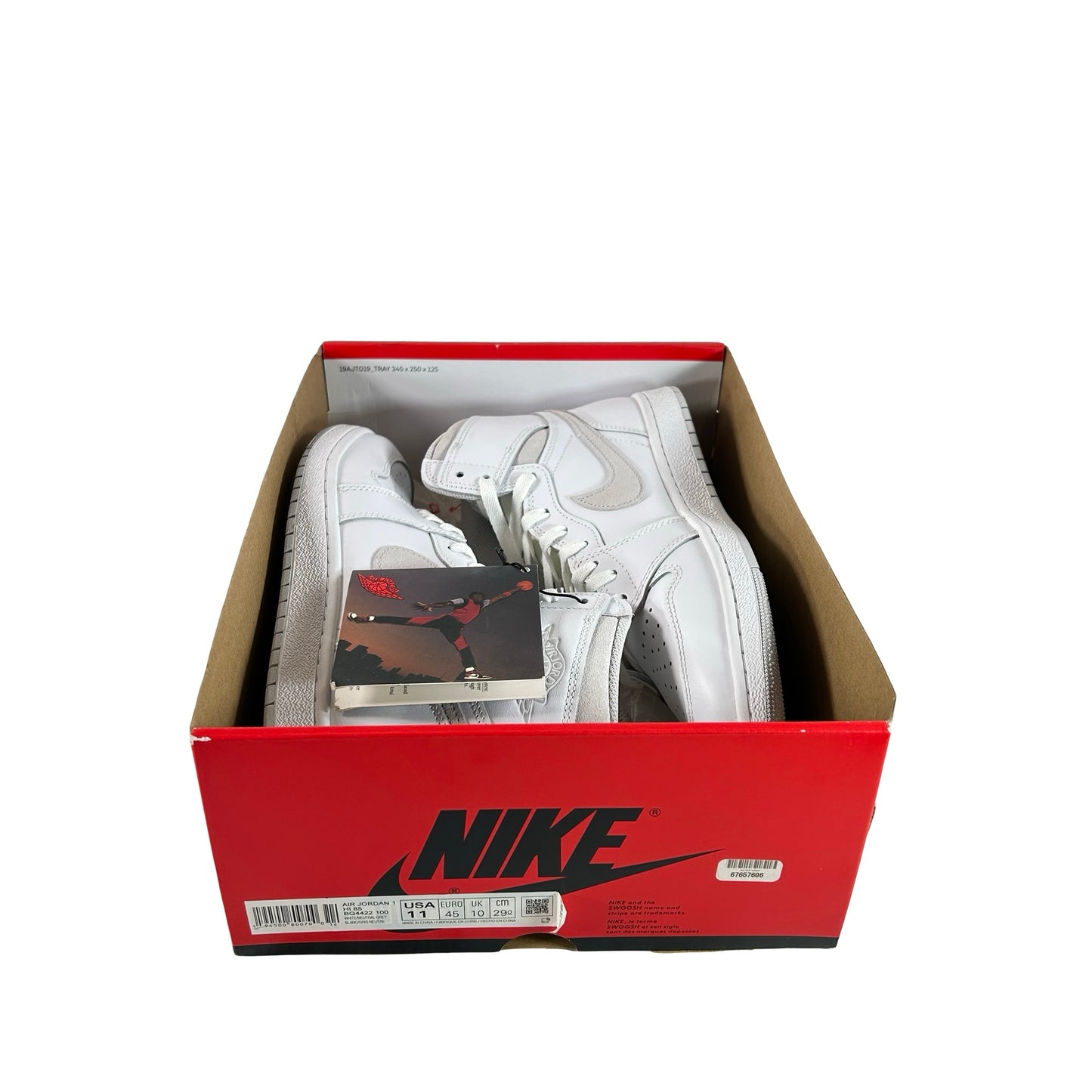 BQ4422 100 Jordan 1 85 Neutral Grey [USED] - 11 M (Used) (No Lid)