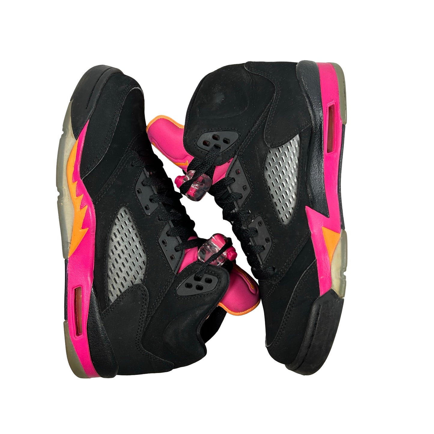 440892 067 Jordan 5 Retro Black Pink (GS) [USED] - 6 Y (Used) (Replace Box)
