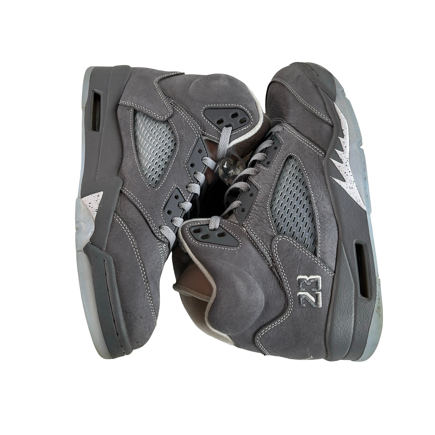 DD0587 002 Jordan 5 Retro Wolf Grey (2026) [USED] - 9 M (Used3)
