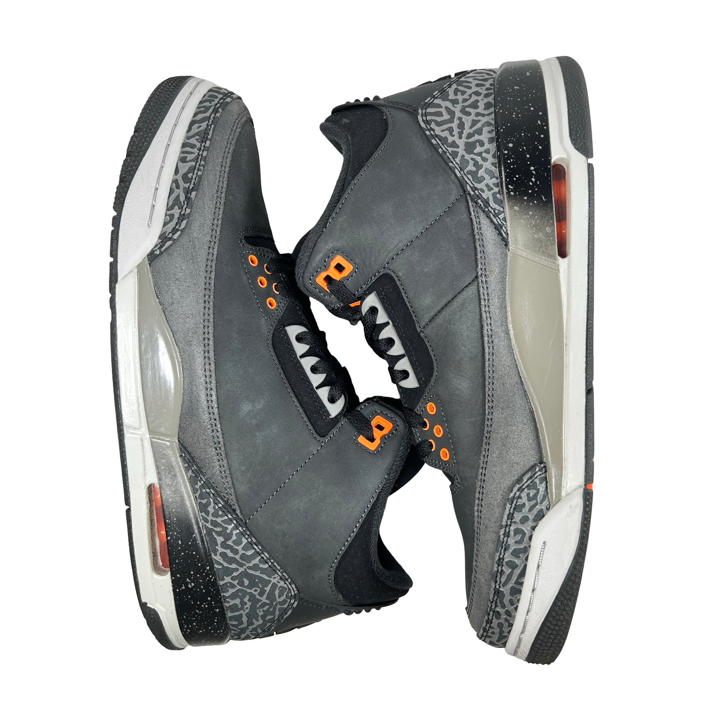 CT8532 080 Jordan 3 Retro Fear Pack (2023) [USED] - 10 M (Used) (No Box)