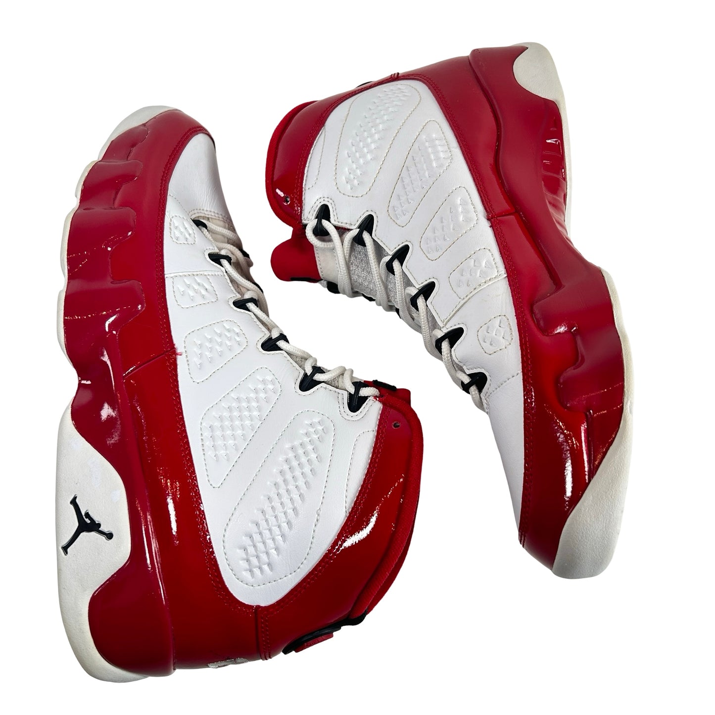 302370 160 Jordan 9 Retro White Gym Red [USED] - 12 M (Used2) (Replace Box2)