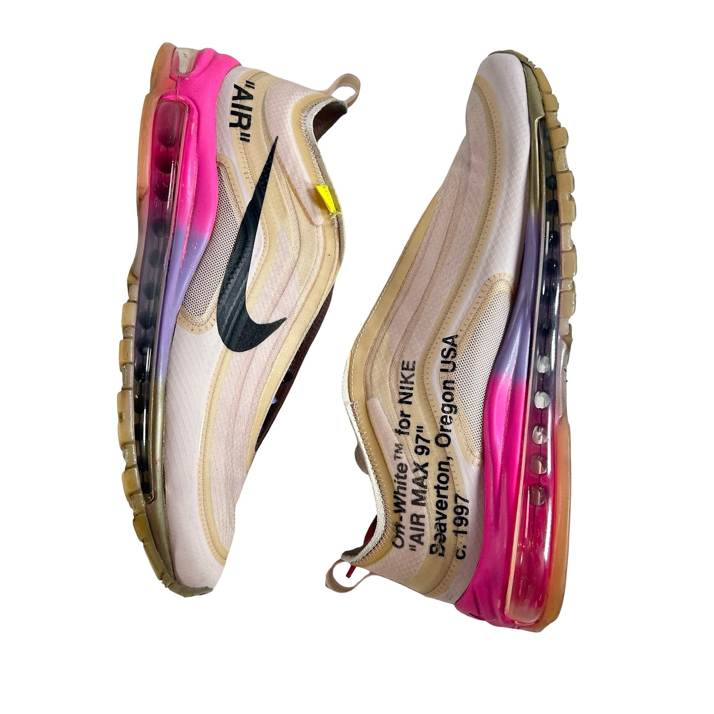 AJ4585 600 Nike Air Max 97 Off-White Elemental Rose Serena Queen [USED] - 10.5 M (Used)