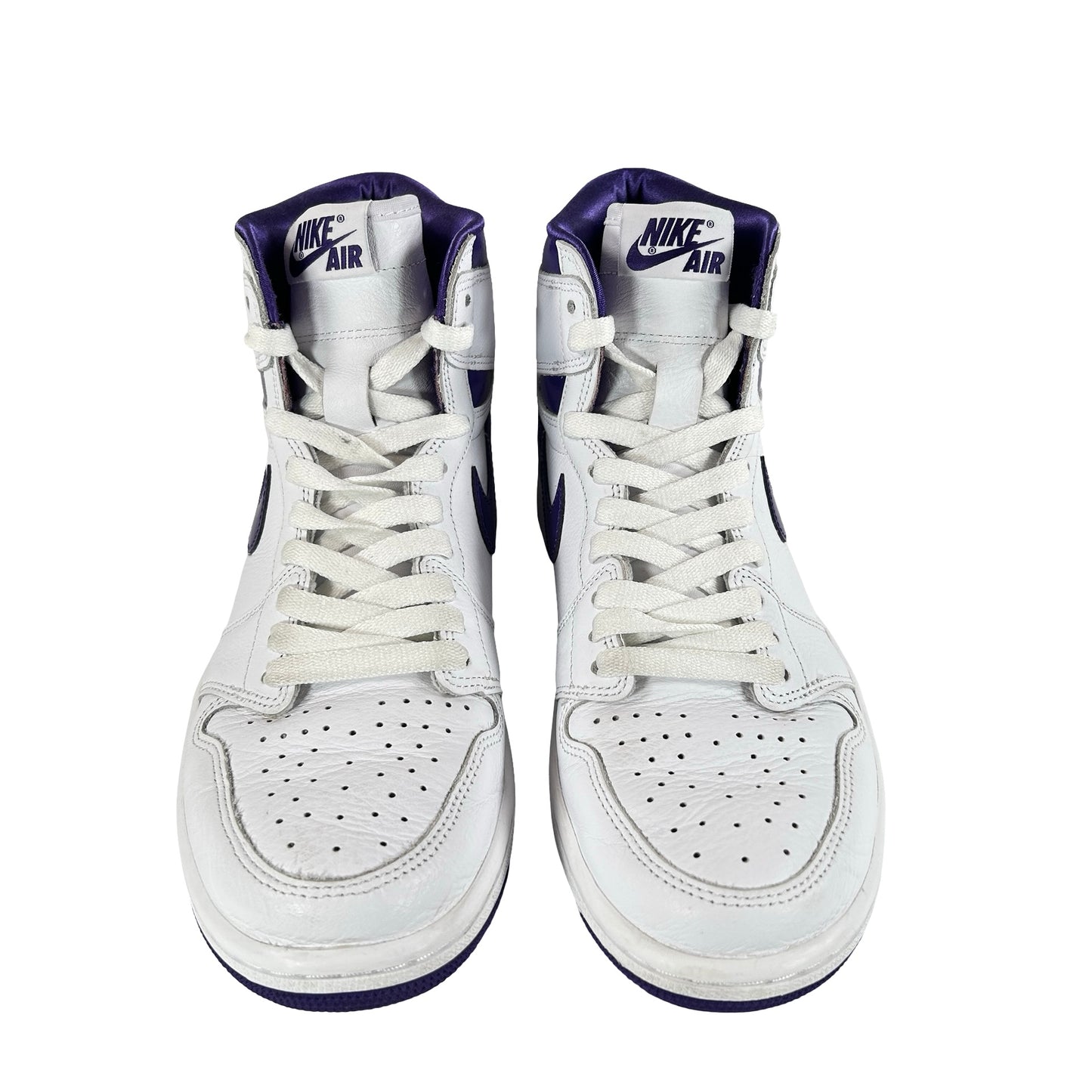 CD0461 151 Wmns Jordan 1 Retro High Court Purple [USED] - 8 W (Used)