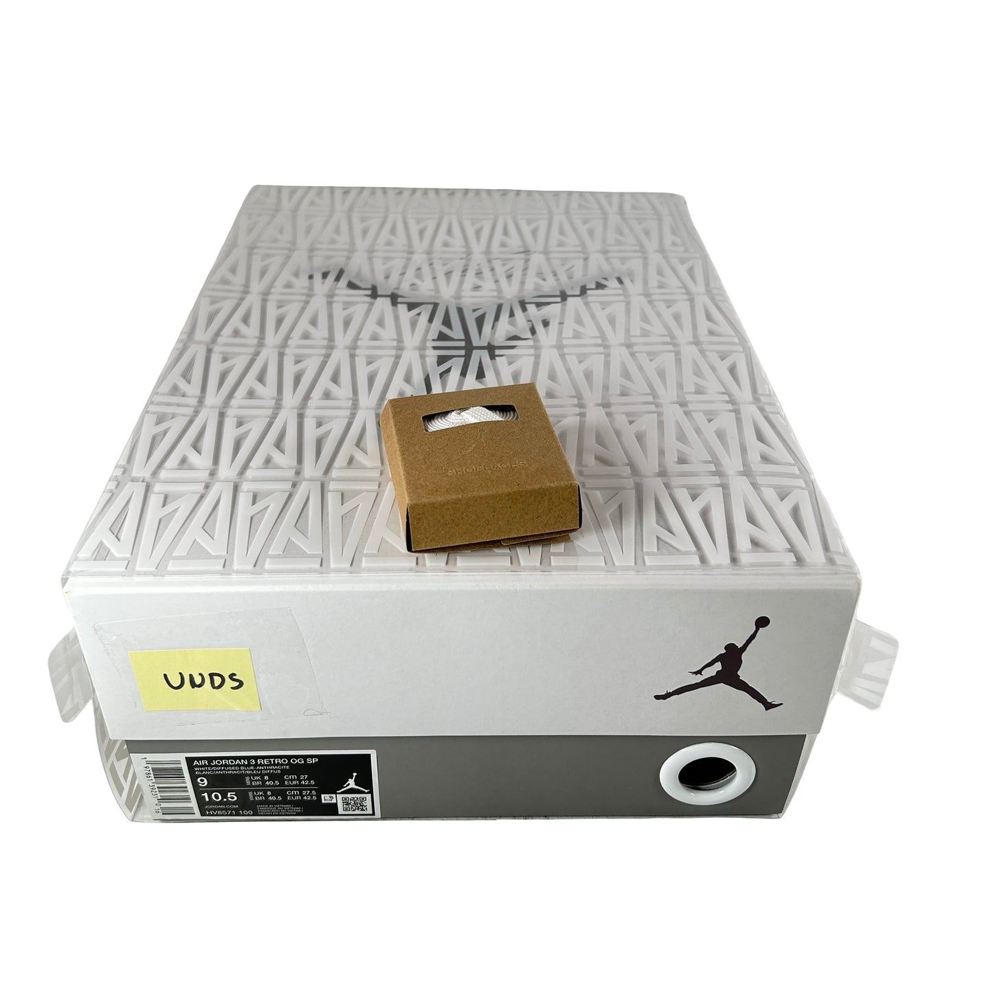HV8571 100 Jordan 3 Retro OG SP A Ma Maniére Diffused Blue [USED] - 9 M (VNDS)