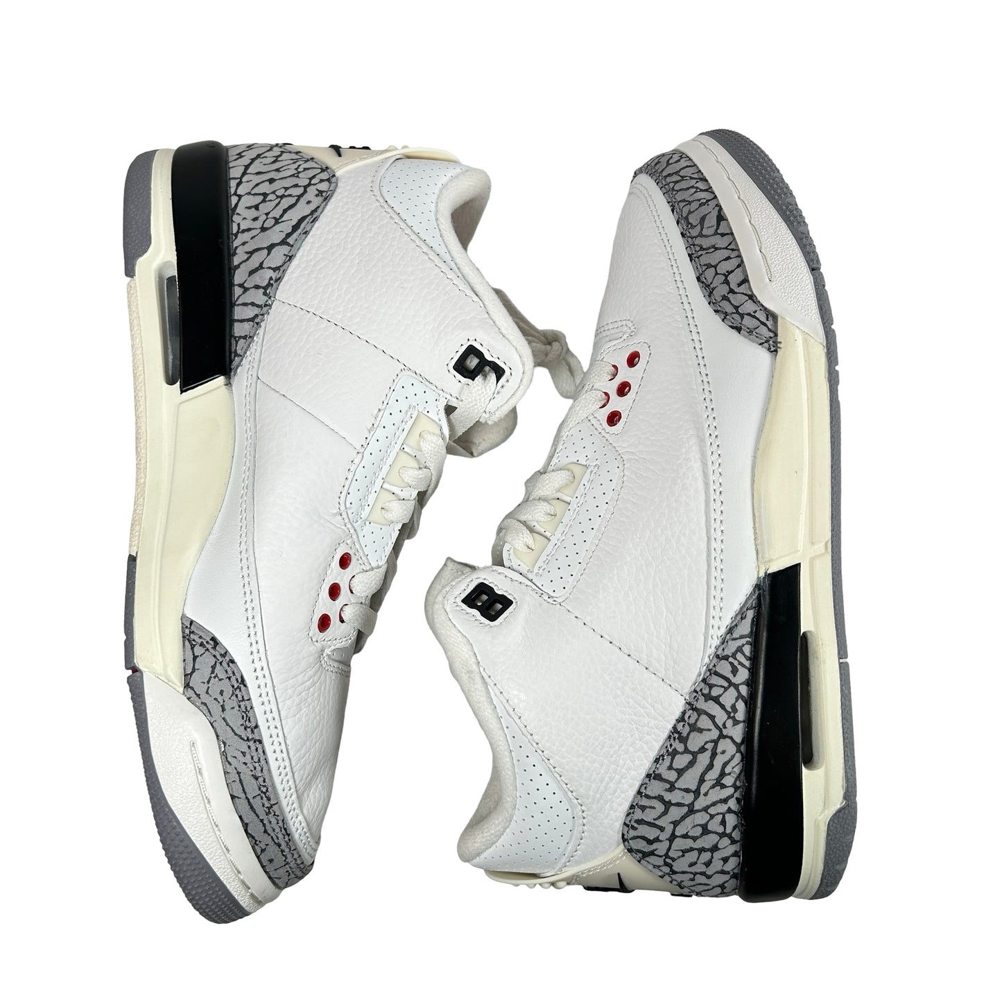 DM0967 100 Jordan 3 Retro White Cement Reimagined (GS) [CONDITIONAL] - 7Y (Creased Toe Box)