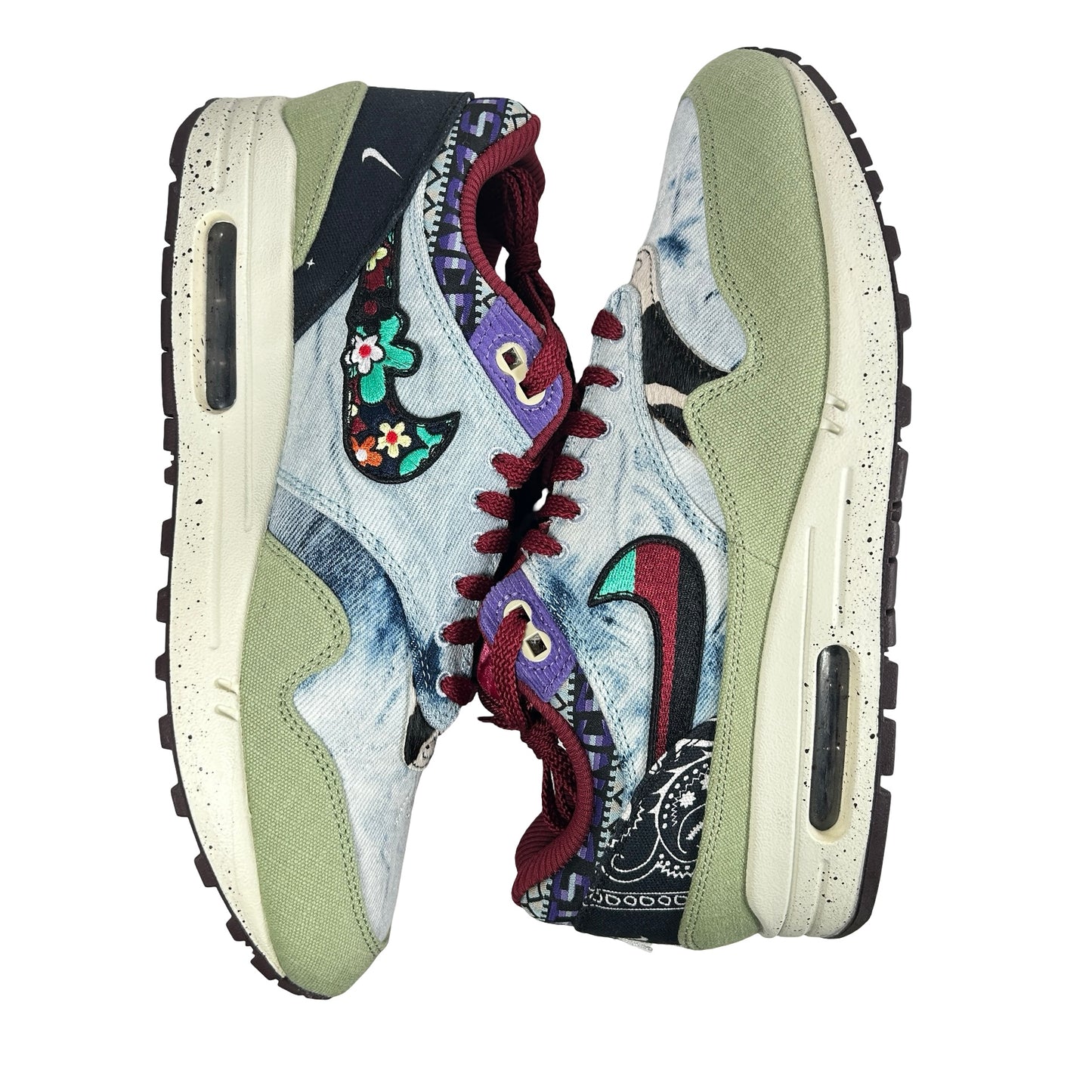 DN1803 300 Nike Air Max 1 Concepts Denim Olive Canvas [USED] - 9 M (Used3)
