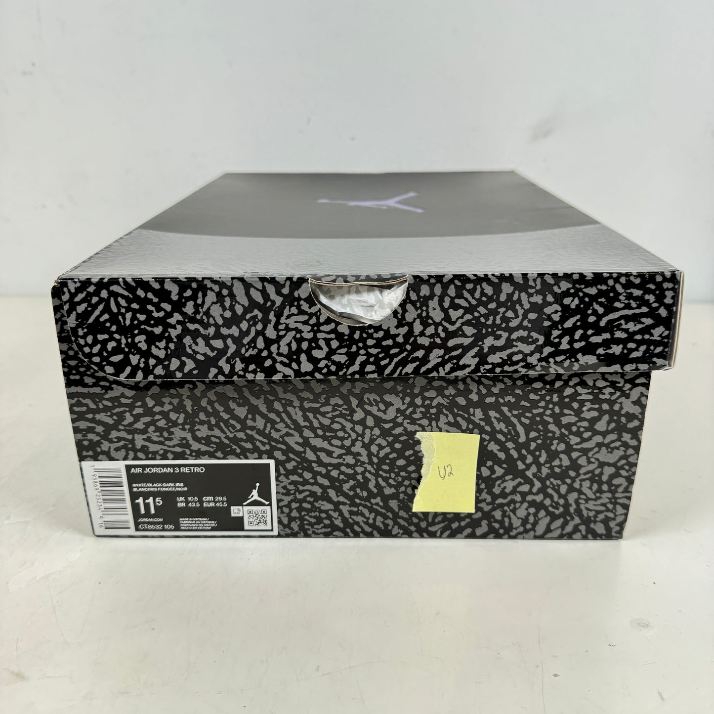 CT8532 105 Jordan 3 Retro Dark Iris [USED] - 11.5 M (Used2)