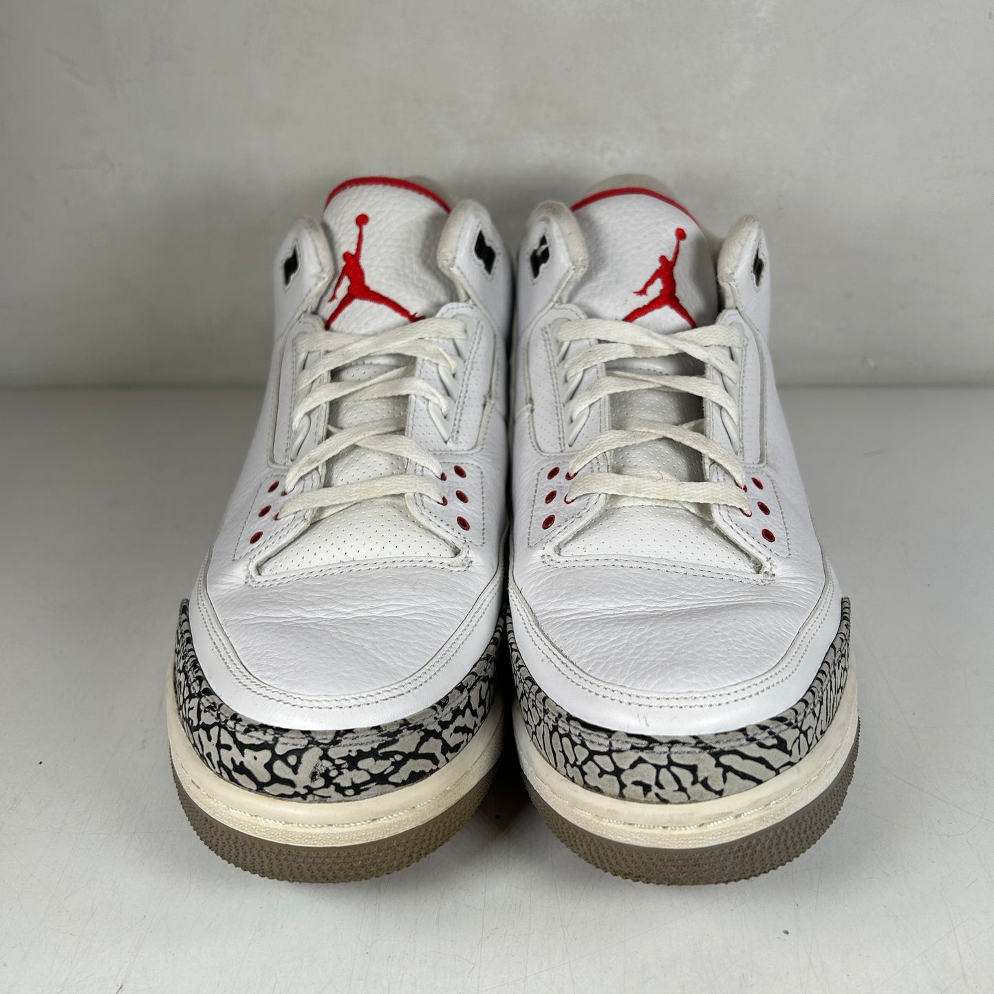 580775 160 Jordan 3 Retro White Cement '88 Dunk Contest (2013) - 14 M (Used) (No Box)