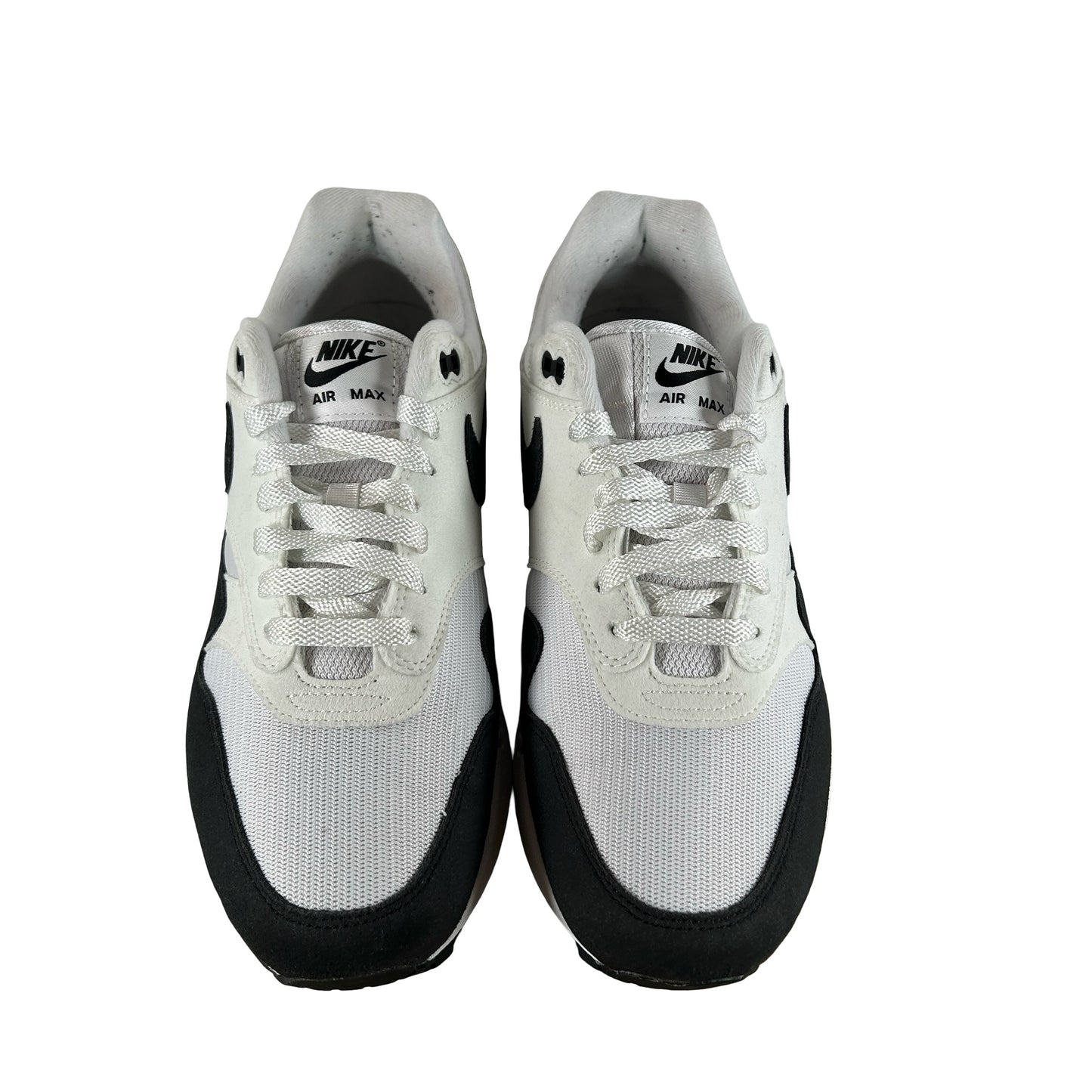 DZ2628 102 Nike Air Max 1 White Black Neutral Grey (Women's) [USED] - 11 W (Used)