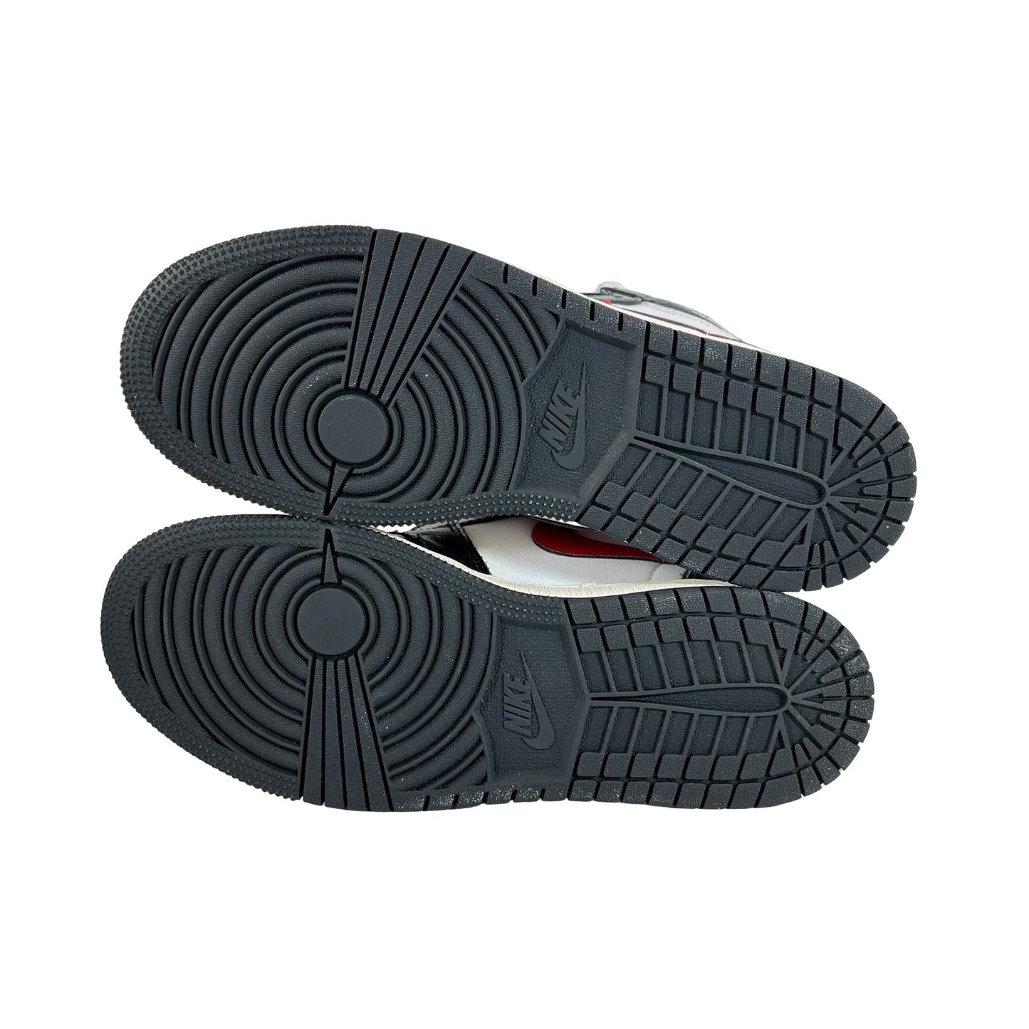 575441 061 Jordan 1 Retro High Black Gym Red (GS) [CONDITIONAL] - 5 Y (Yellowing)
