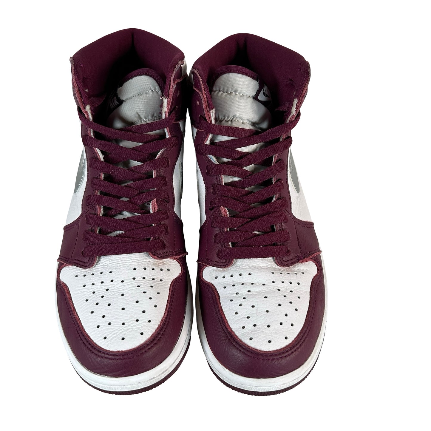 555088 611 Jordan 1 Retro High OG Bordeaux [USED] - 9 M (Used) (Replace Box)