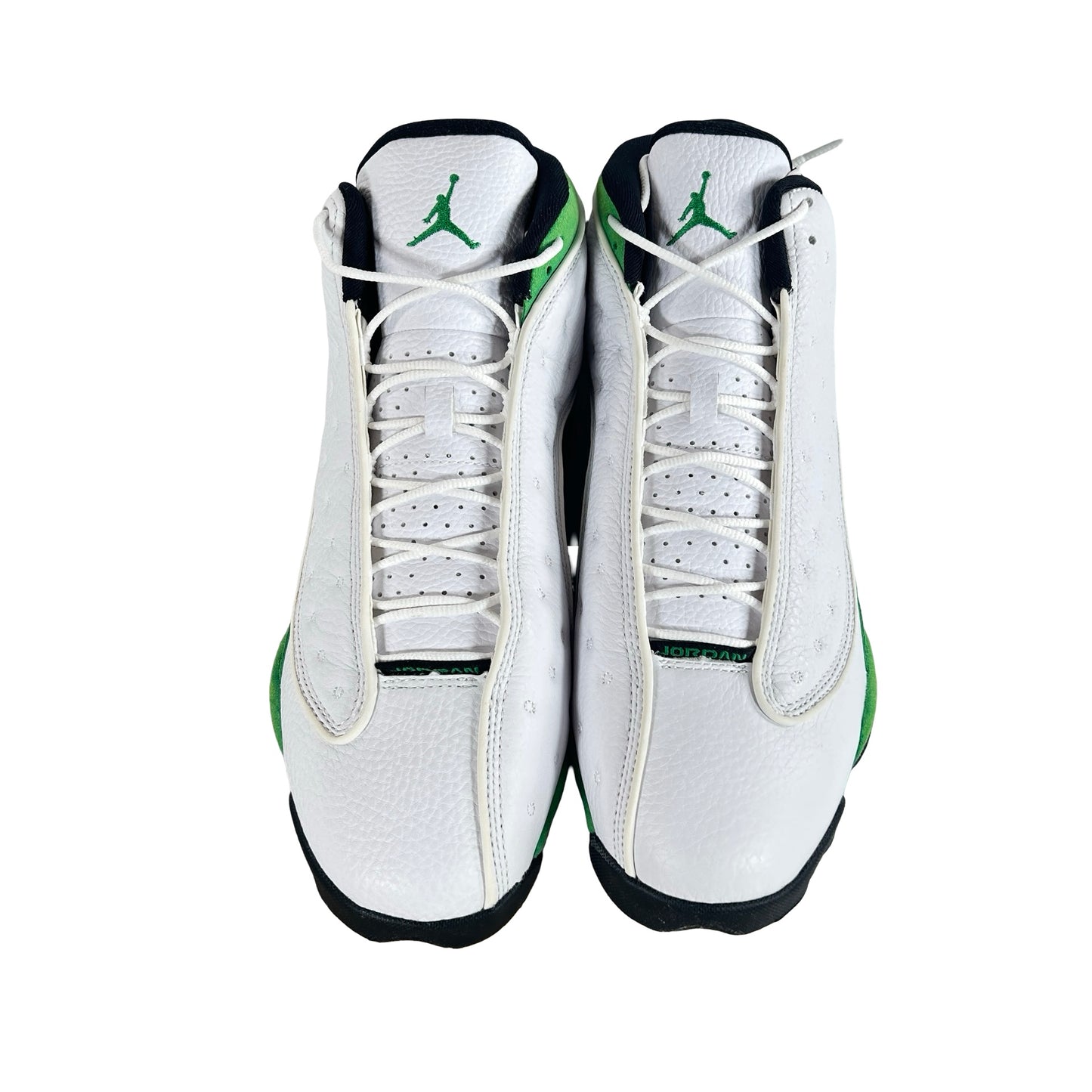 DB6537 113 Jordan 13 Retro White Lucky Green - 12 M (Yellowing)