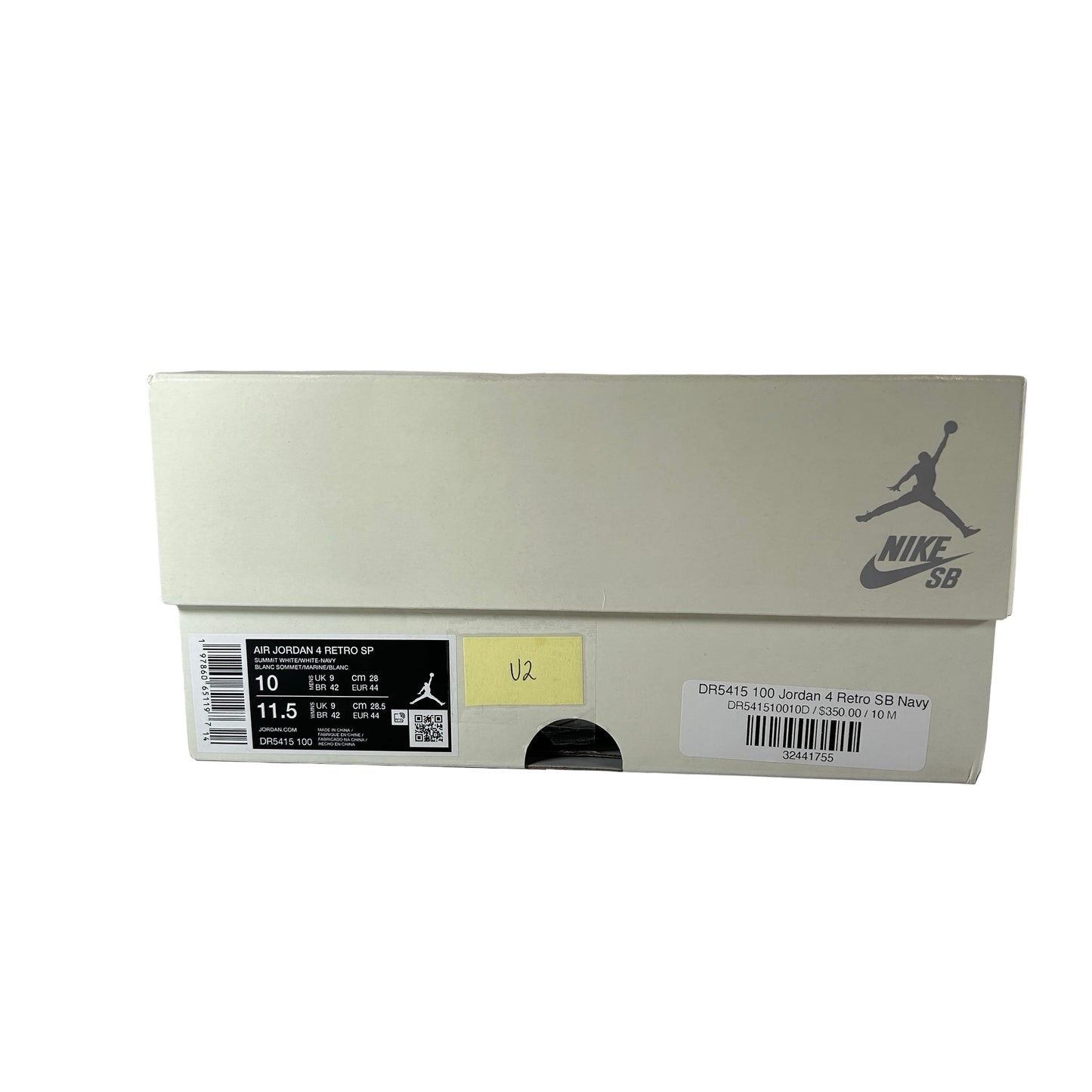 DR5415 100 Jordan 4 Retro SB Navy [USED] - 10 M (Used2)