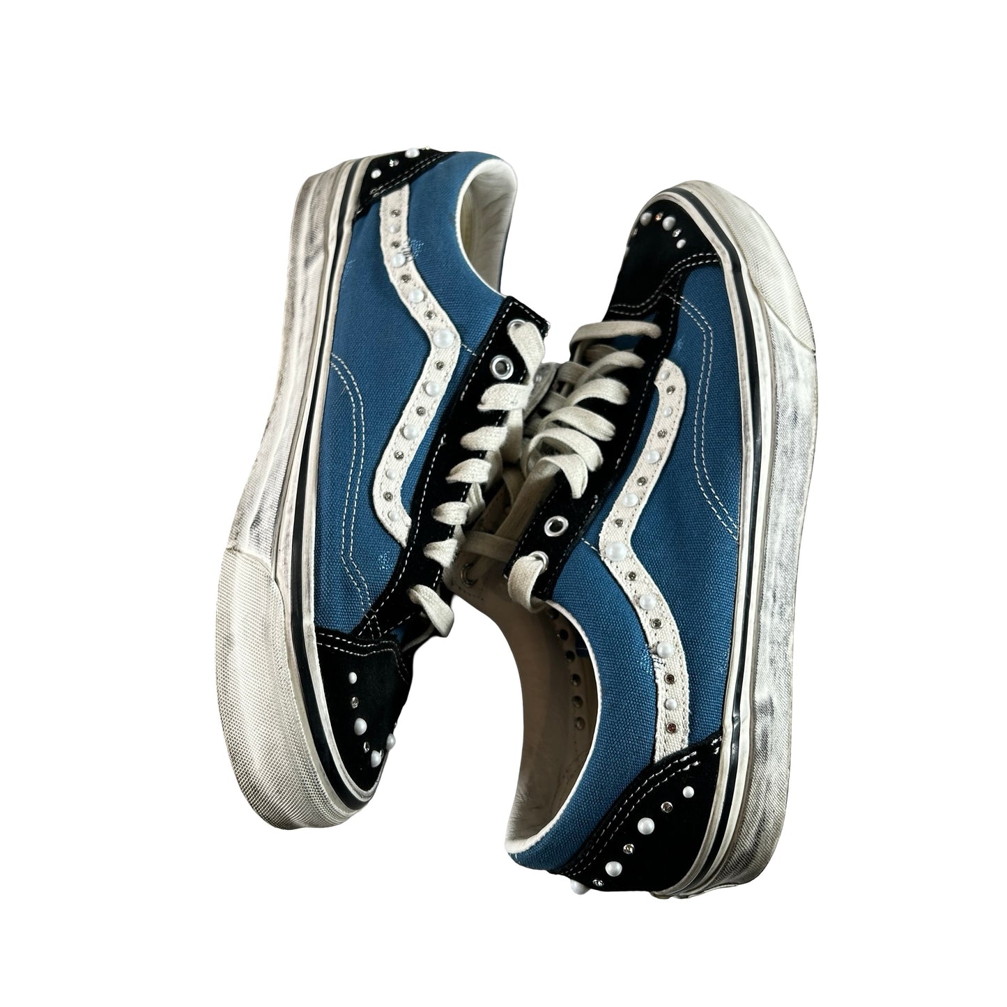 VN000E8VYA6 Vans LX Old Skool 36 Pearlized Pack Black Navy [USED] - 11 M (Used4)