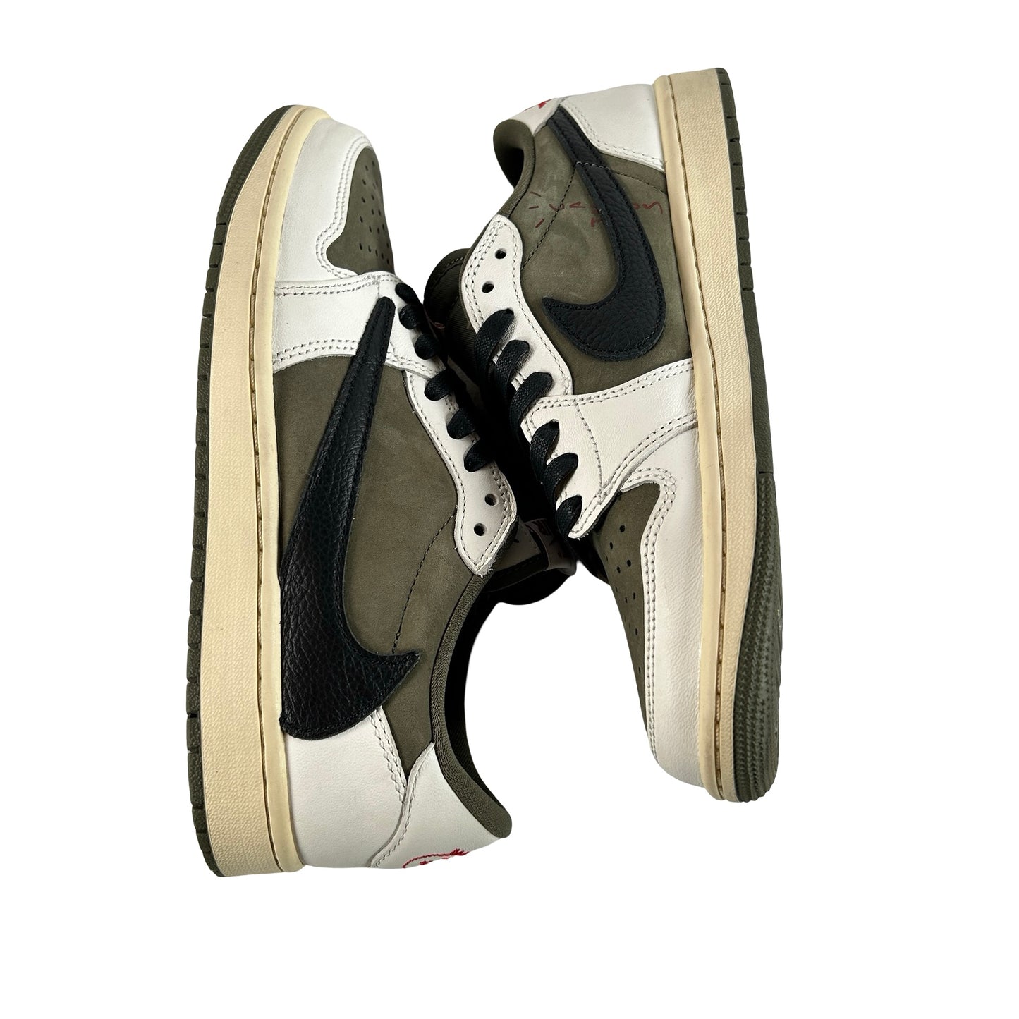 DM7866 200 Jordan 1 Retro Low OG SP Travis Scott Medium Olive [USED] - 7 (Used)