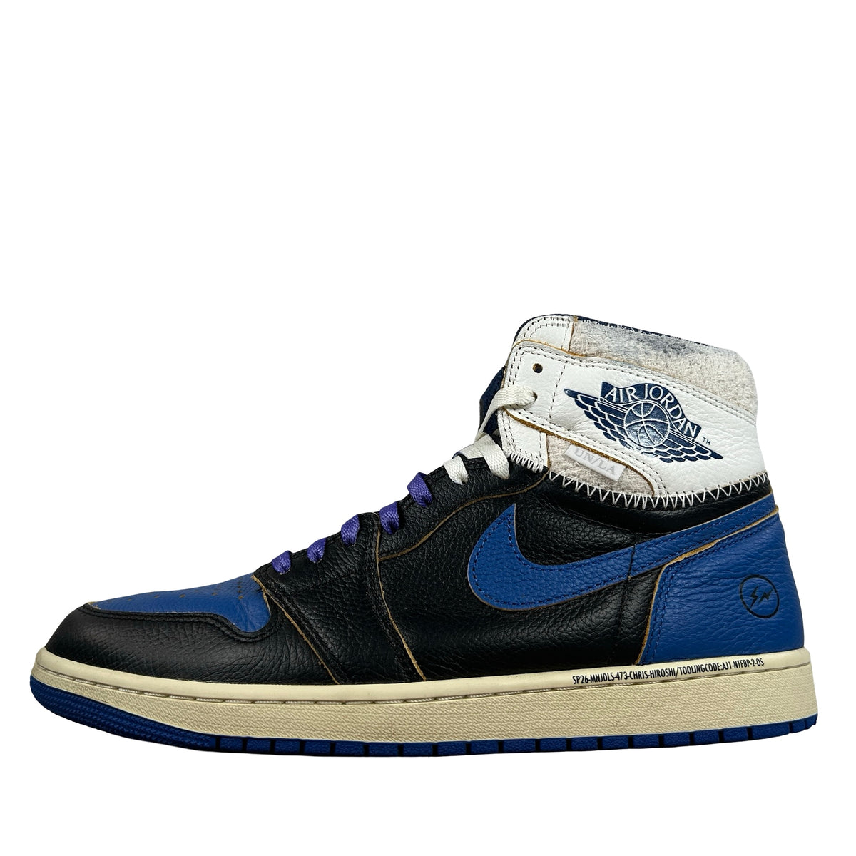 IO7847 001 Jordan 1 Retro High OG SP Fragment x Union LA Sport Royal [USED] - 11.5 M (Used2)