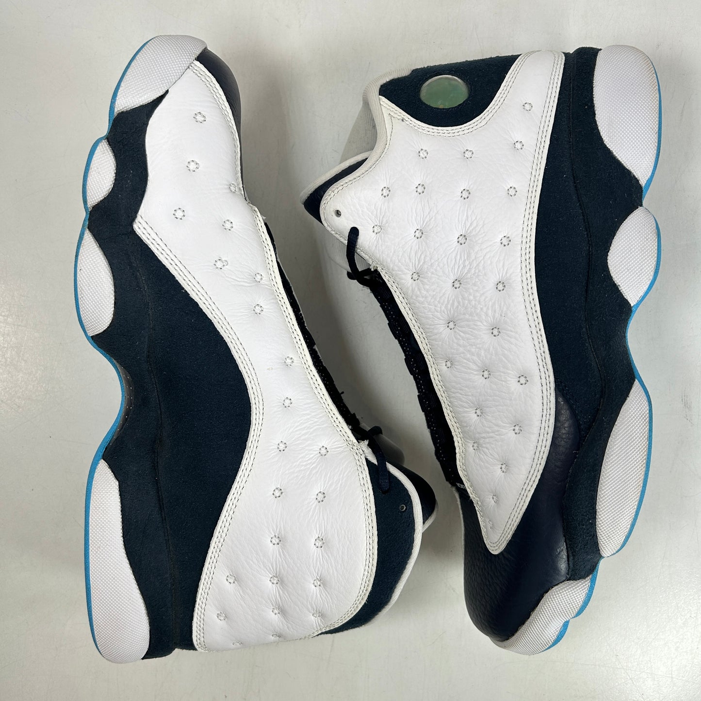 414571 144 Jordan 13 Retro Obsidian Powder Blue White [USED] - 11 M (Used2)