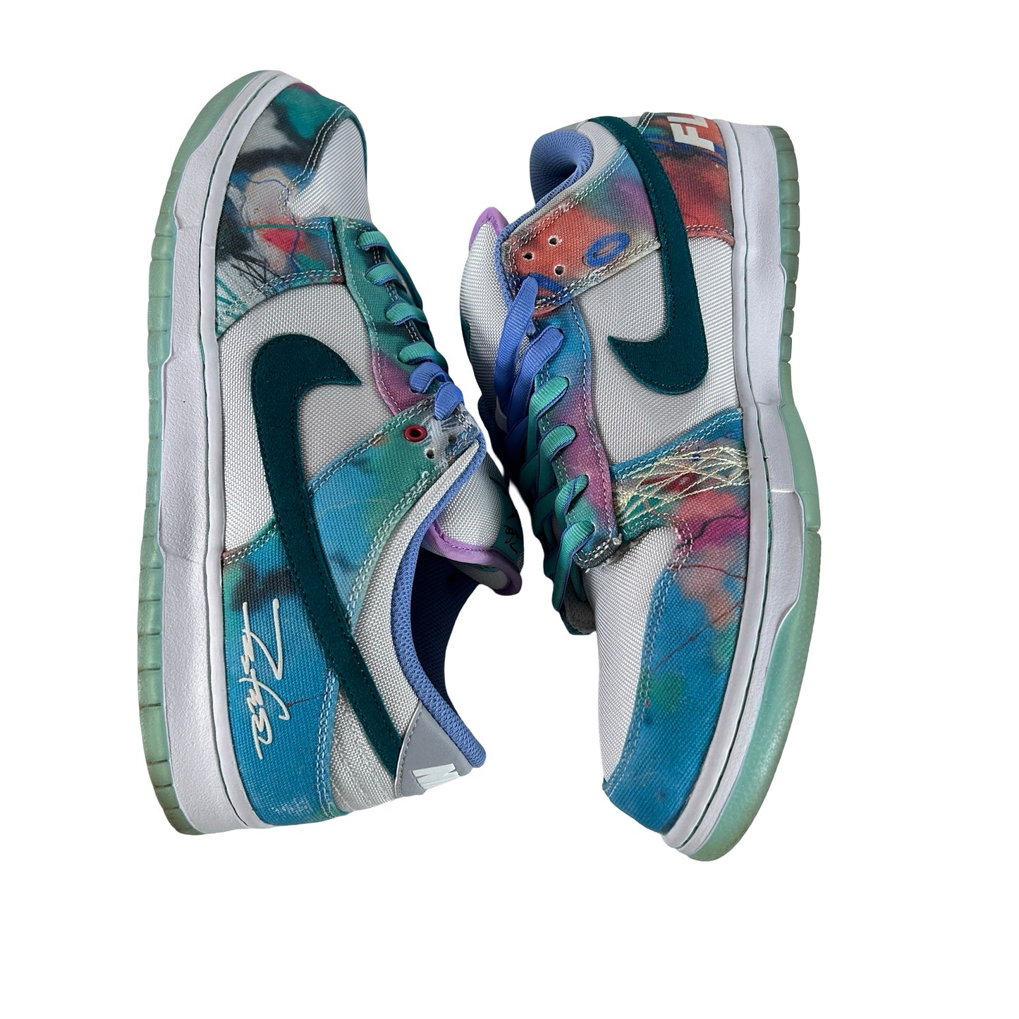 HF6061 400 Nike SB Dunk Low Futura Laboratories Bleached Aqua [USED] - 13 M (Used3)