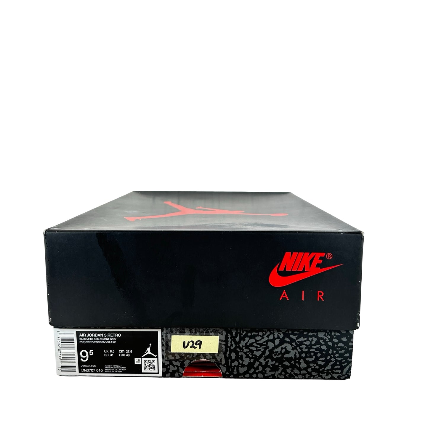 DN3707 010 Jordan 3 Retro Black Cement Reimagined (2024) [USED] - 9.5 M (Used29)