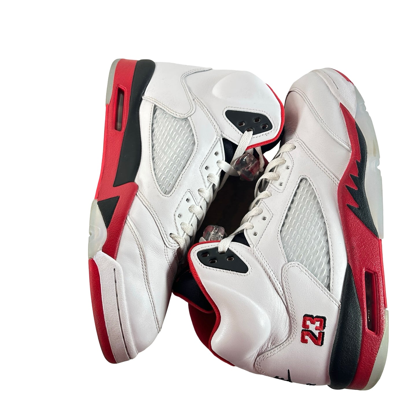 HQ7978 101 Jordan 5 Retro Fire Red Black Tongue (2025) [USED] - 12 M (Used5)