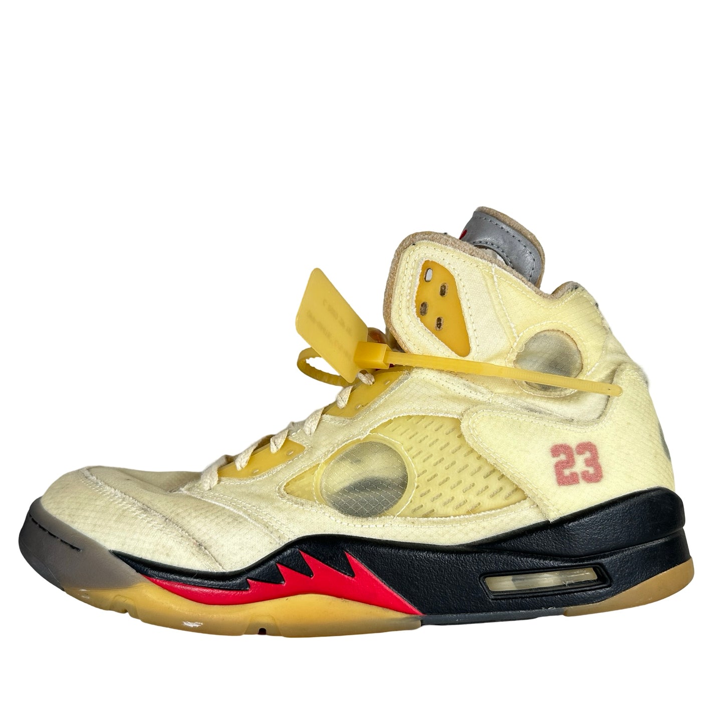 DH8565 100 Jordan 5 Off-White Sail [USED] - 12 M (Used3)