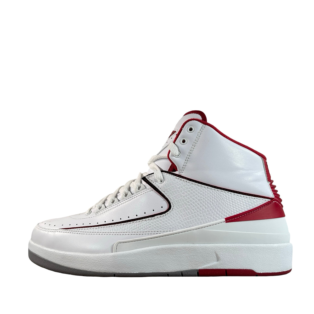 385475 102 Jordan 2 Retro White Red (2014) [USED] - 11 M (Used) (Replace Box)
