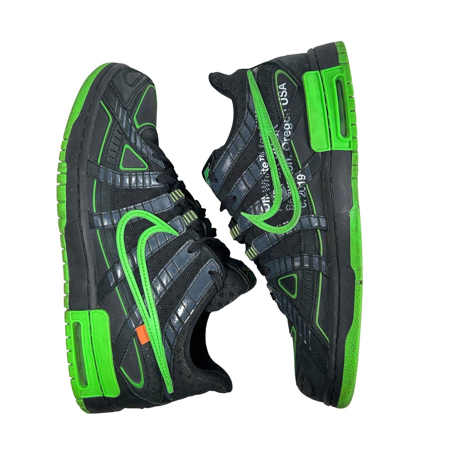 CU6015 001 Nike Air Rubber Dunk Off-White Green Strike [USED] - 11.5 M (Used)