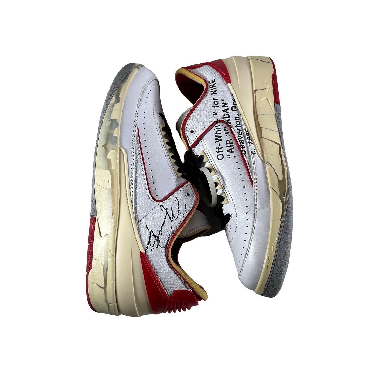 DJ4375 106 Jordan 2 Retro Low SP Off-White White Red [USED] - 10.5 M (Used6)