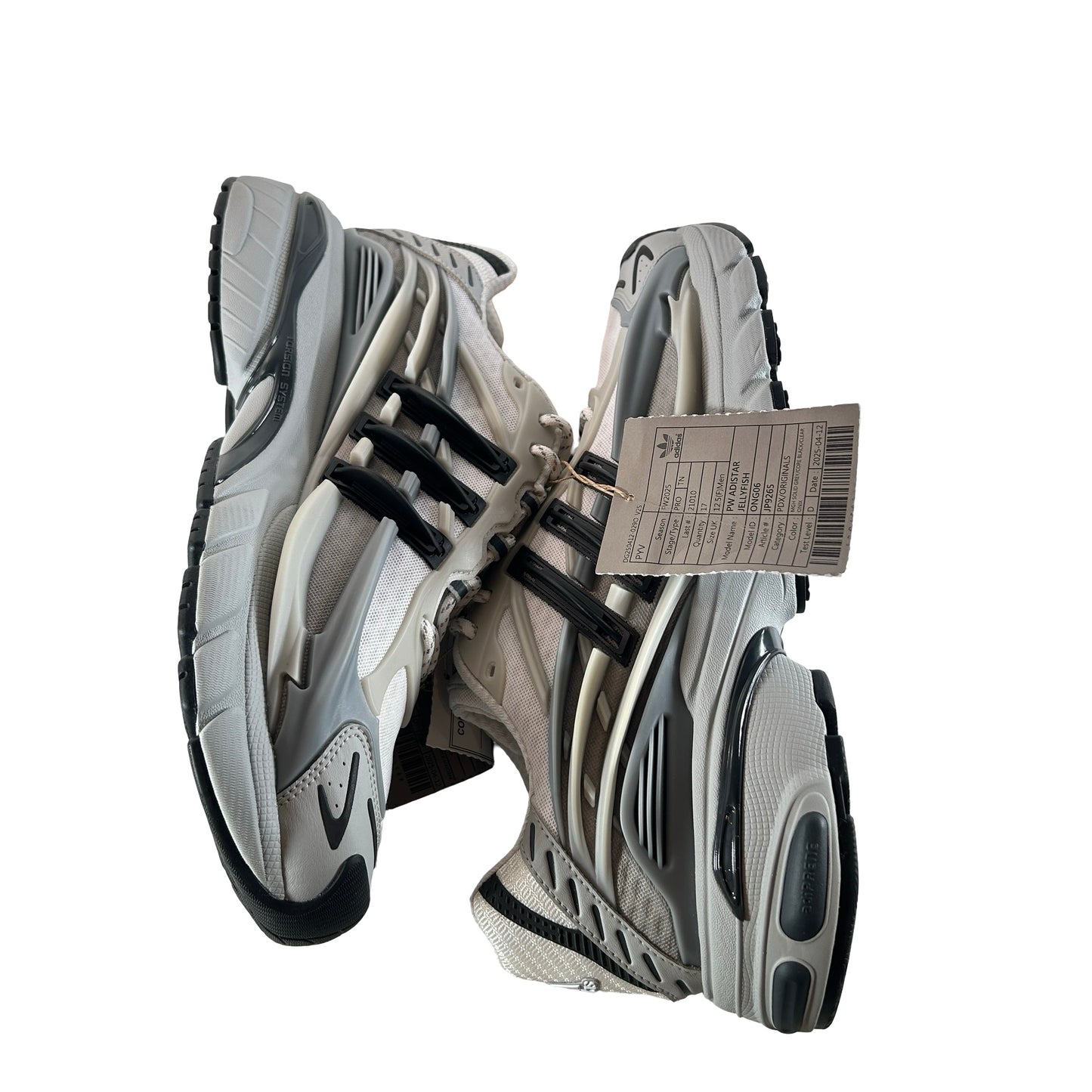 JP9265 adidas Adistar Jellyfish Pharrell Williams Solid Grey Black - 13 M (Promo Sample)