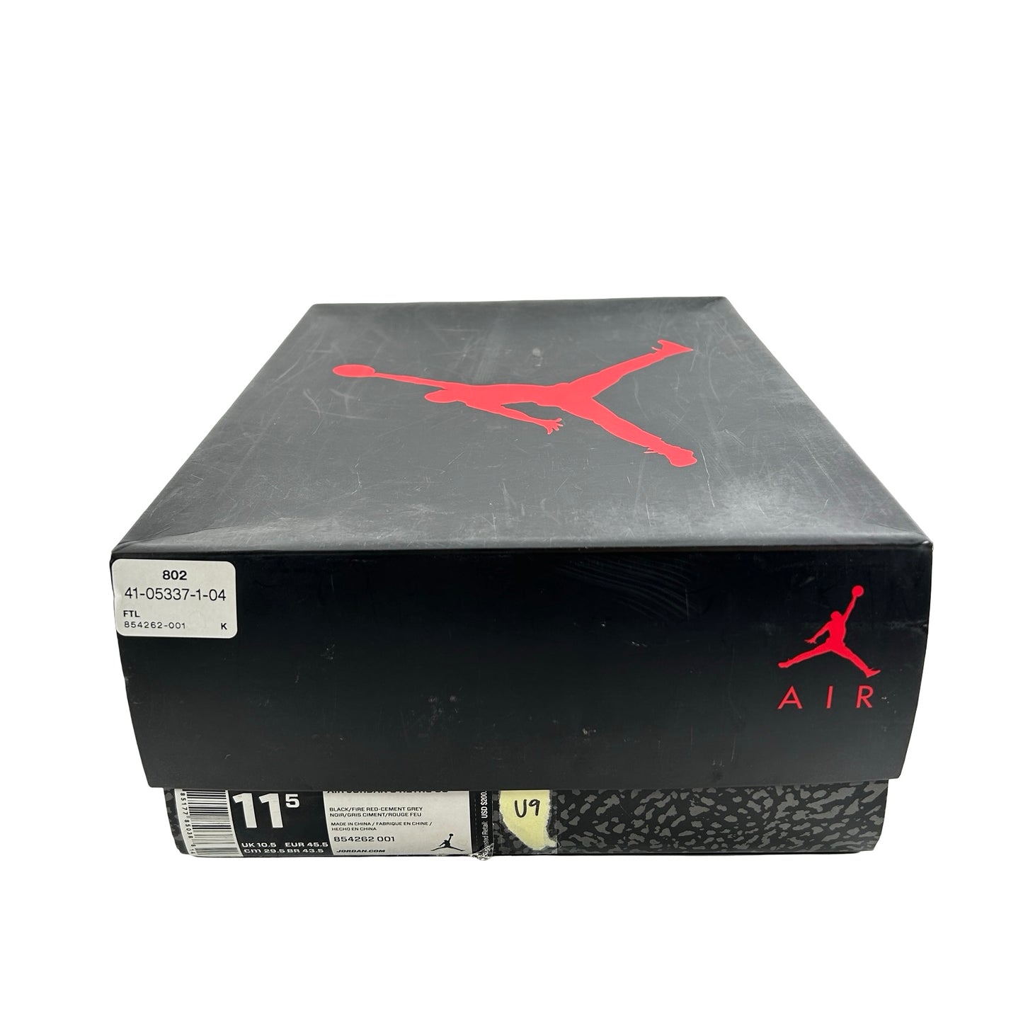 854262 001 Jordan 3 Black Cement 2018 [USED] - 11.5 M (Used9)