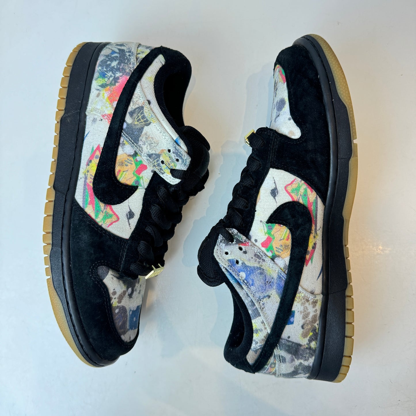 FD8778 001 Nike SB Dunk Low Supreme Rammellzee [USED] - 9.5 M (Used)
