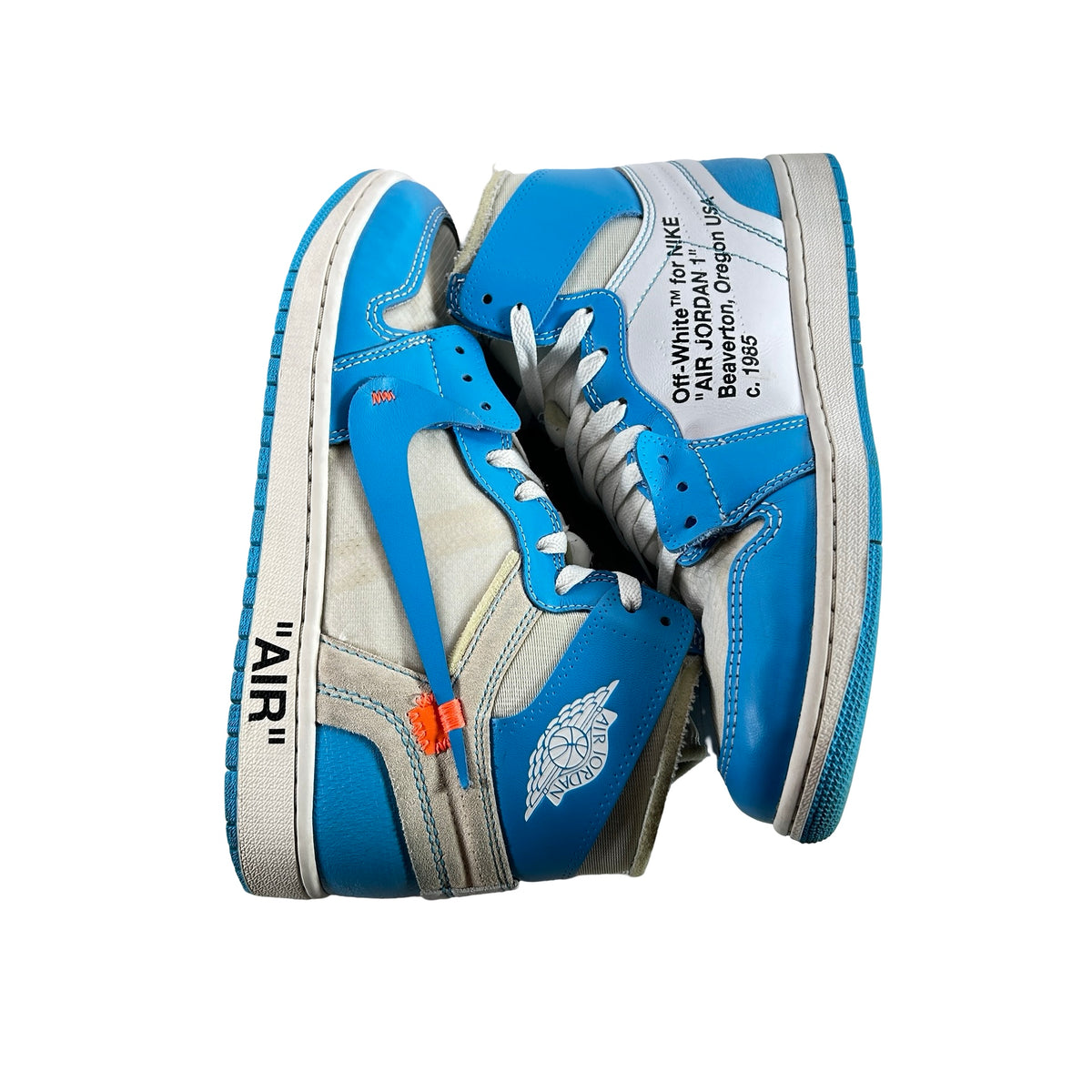 AQ0818 148 Jordan 1 Retro High Off-White UNC [USED] - 10 M (Used2)