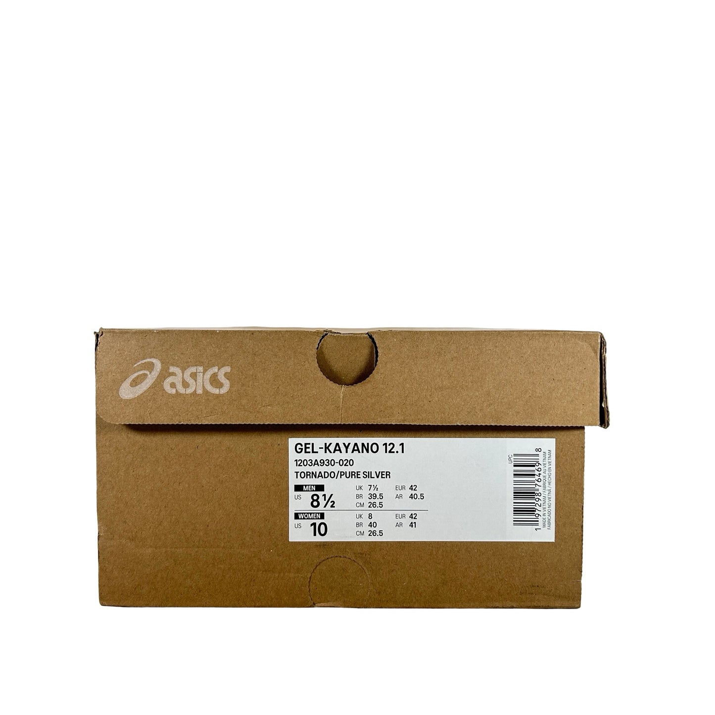 1203A930 020 ASICS Gel-Kayano 12.1 Kith Tornado Pure Silver [USED] - 8.5 M (Used)