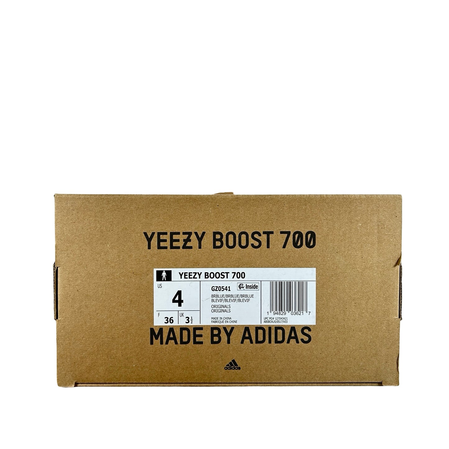 GZ0541 Adidas Yeezy Boost 700 Bright Blue [USED] - 4 M (Used)