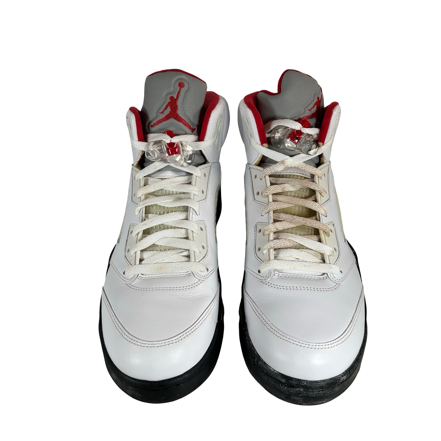 136027 100 Jordan 5 Retro Fire Red (2013) [USED] - 13 (Used)