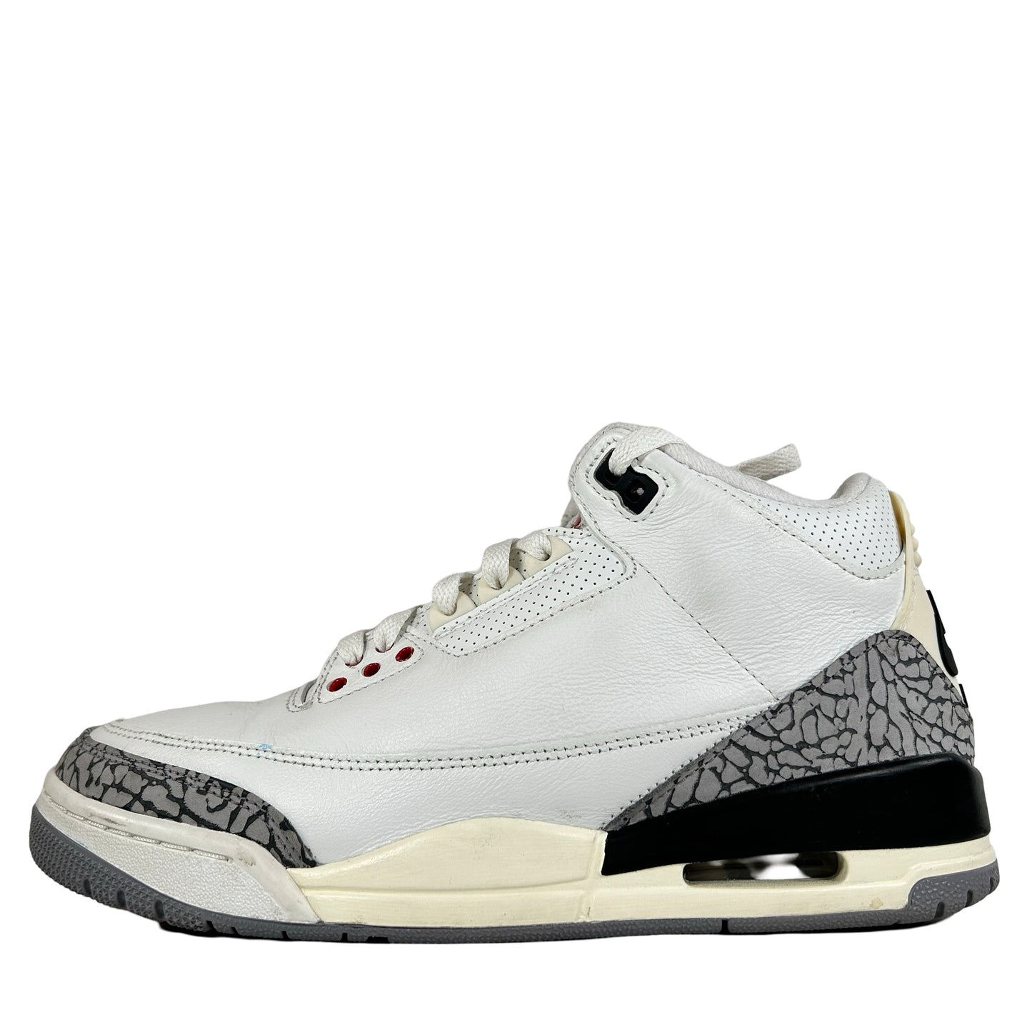 DN3707 100 Jordan 3 Retro White Cement Reimagined [USED] - 8 M (Used) (No Box)