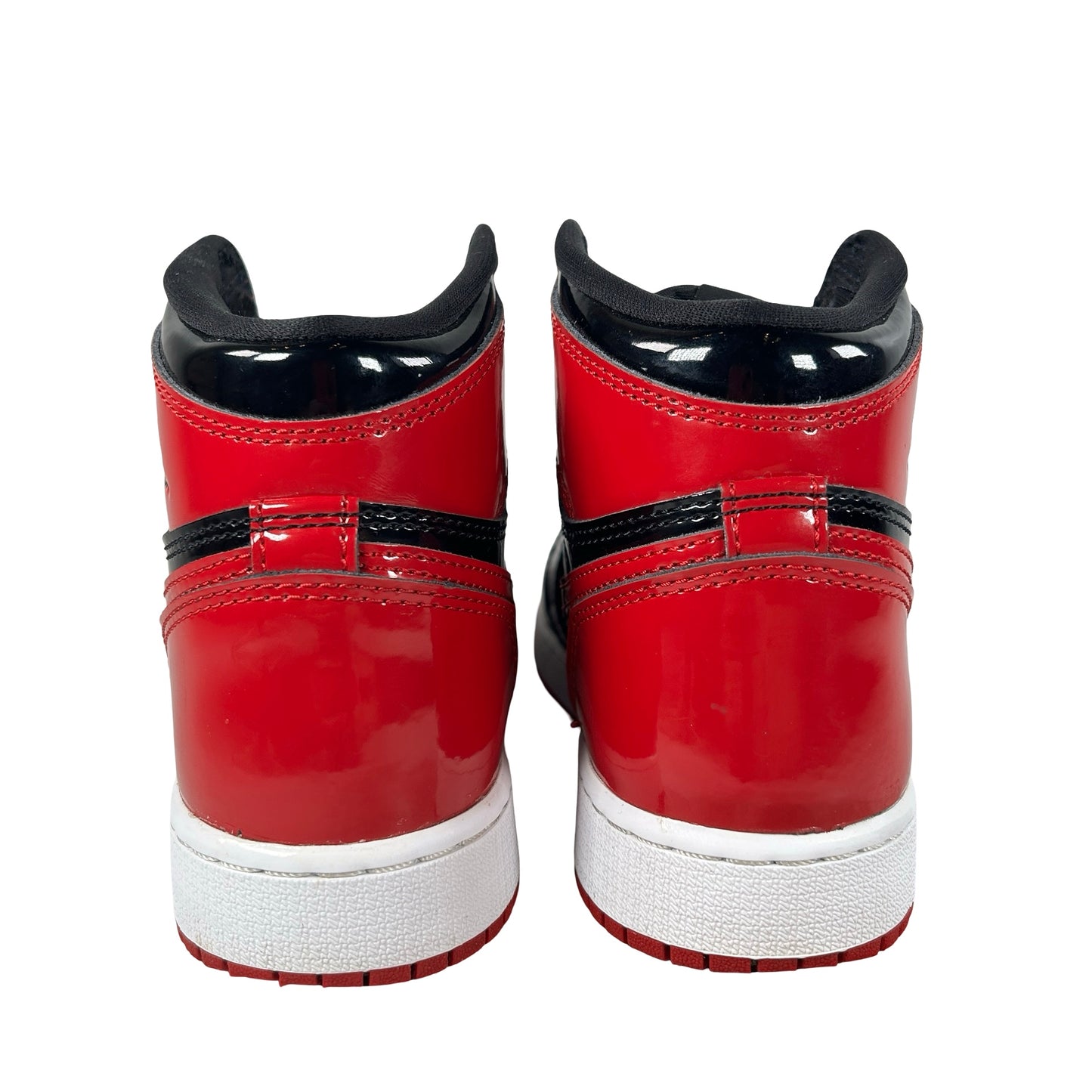 575441 063 Jordan 1 Retro High OG Patent Bred (GS) [USED] - 4 Y (Used) (No Box)