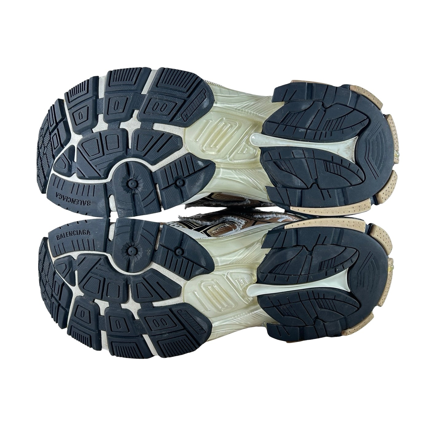 677403W3RB39891 Balenciaga Runner Beige Black White [USED] - EU 44 (Used) (No Box)