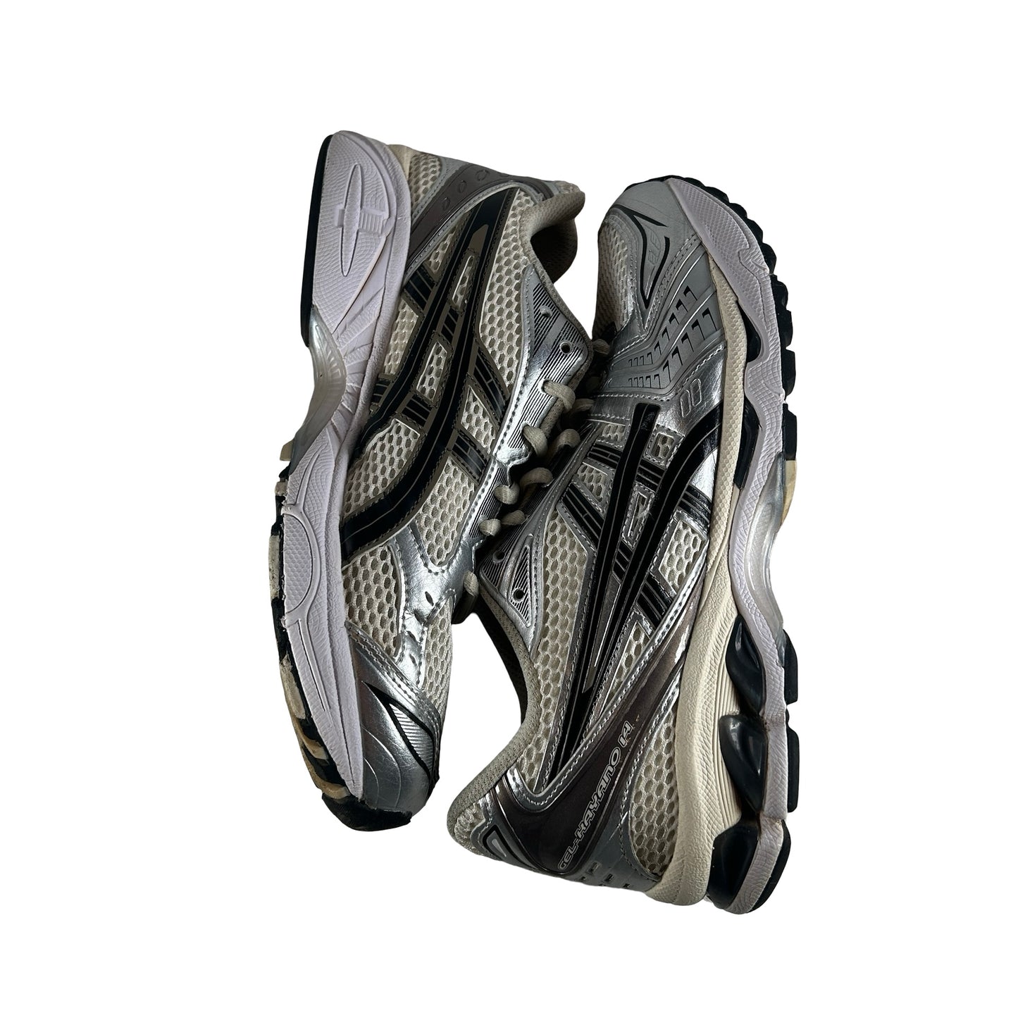 1201A019 108 ASICS Gel-Kayano 14 Cream Black Metallic Plum [USED] - 9.5 (Used) (No Box)