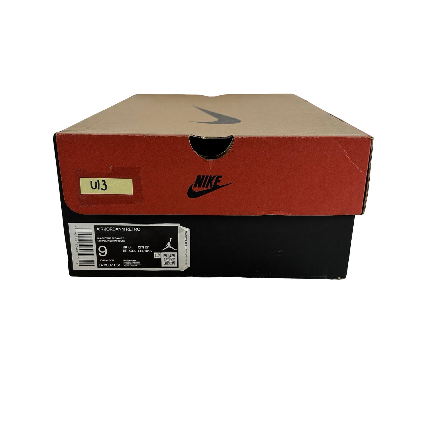 378037 061 Jordan 11 Bred (2019) [USED] - 9 M (Used13)