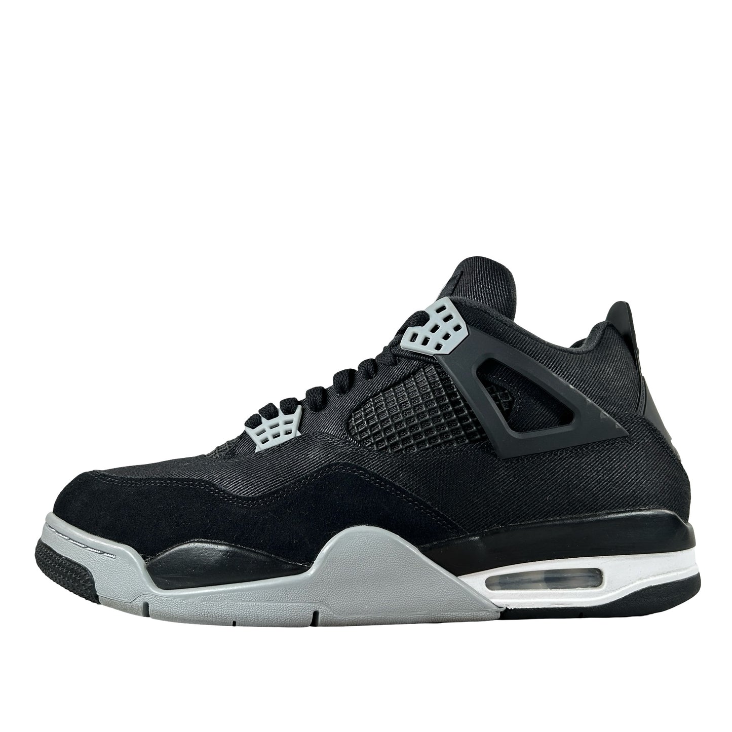 DH7138 006 Jordan 4 Retro SE Black Canvas [USED] - 12 M (Used2) (No Box)