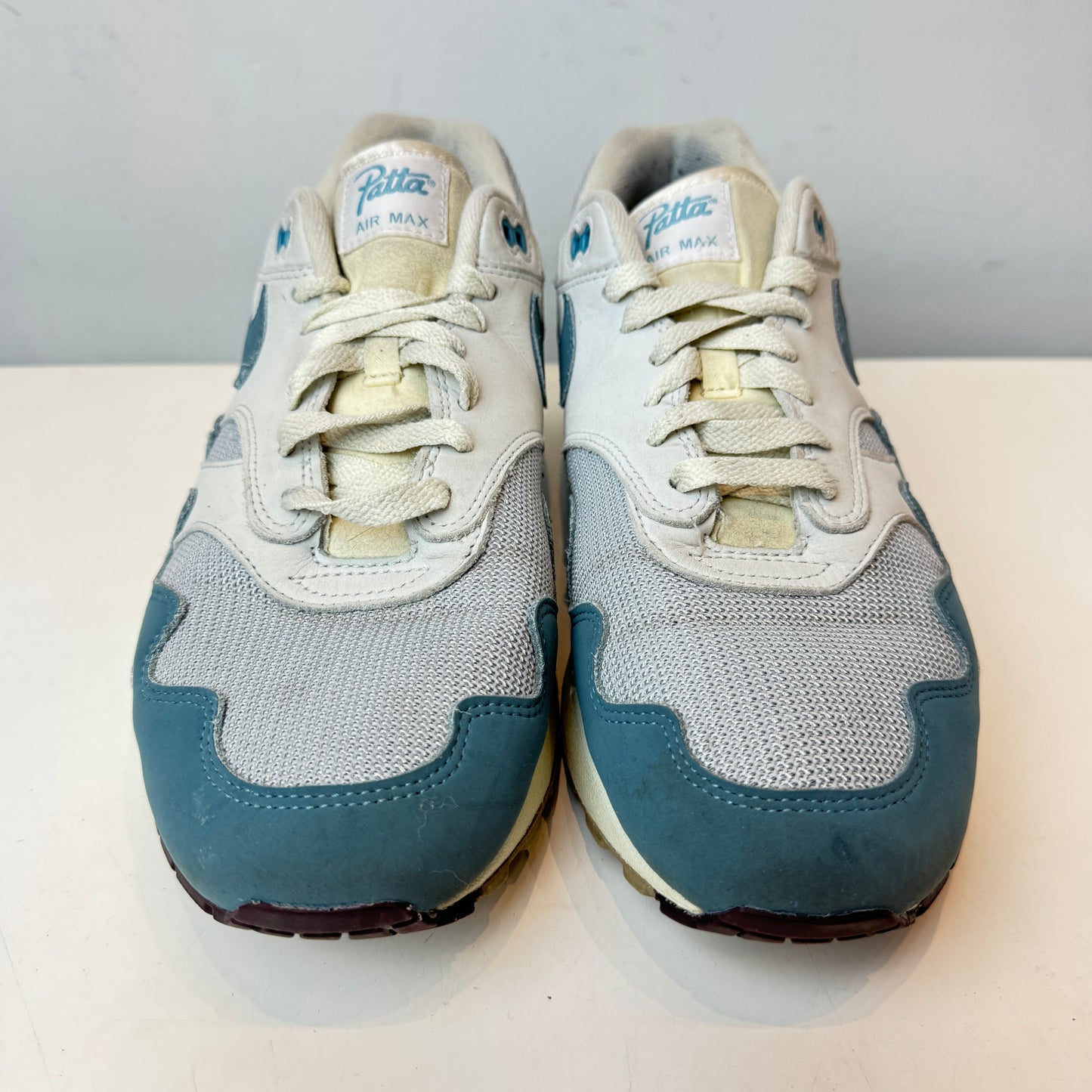 DH1348 004 Nike Air Max 1 Patta Waves Noise Aqua [USED] - 11 M (Used) (No Box)