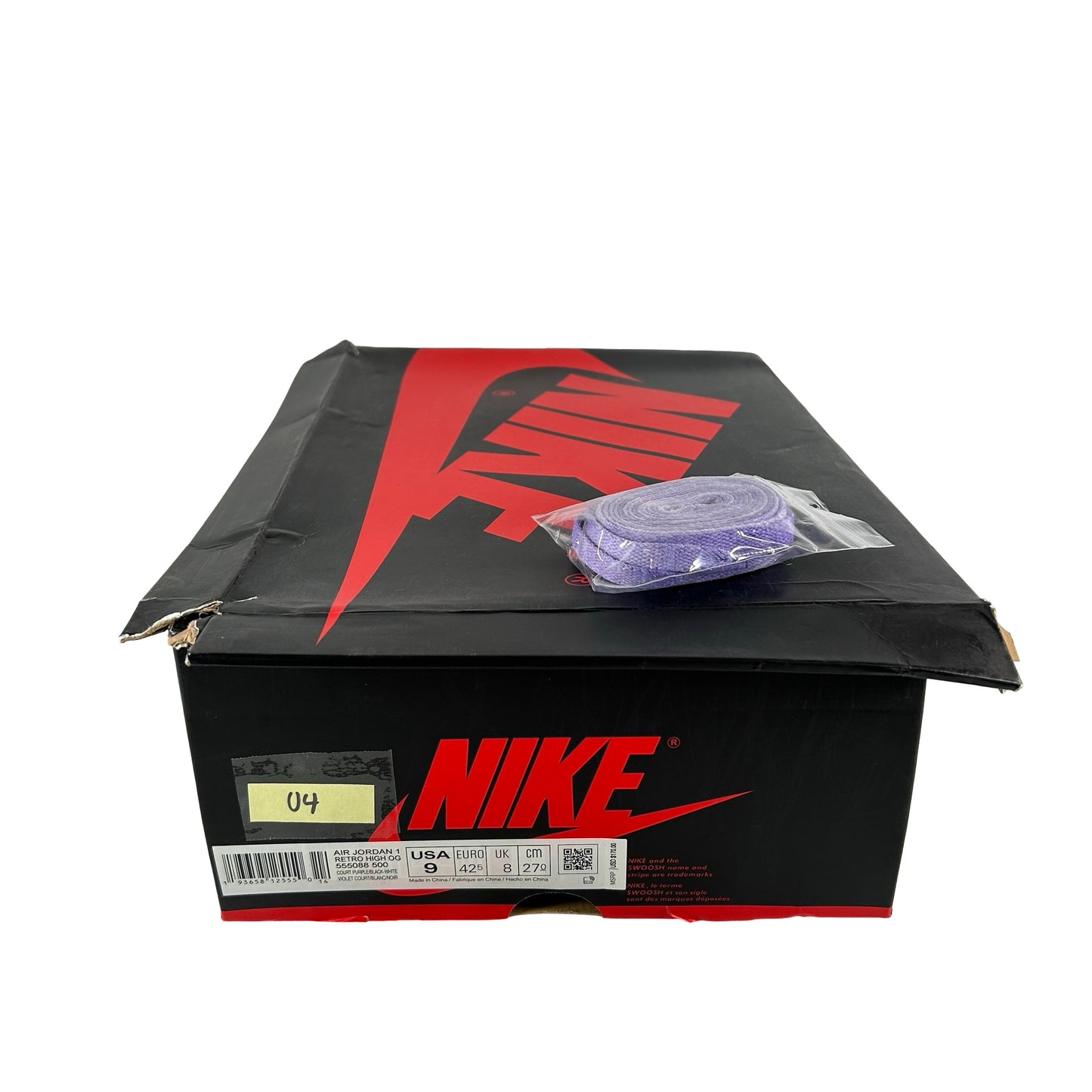 555088 500 Jordan 1 Corte Púrpura