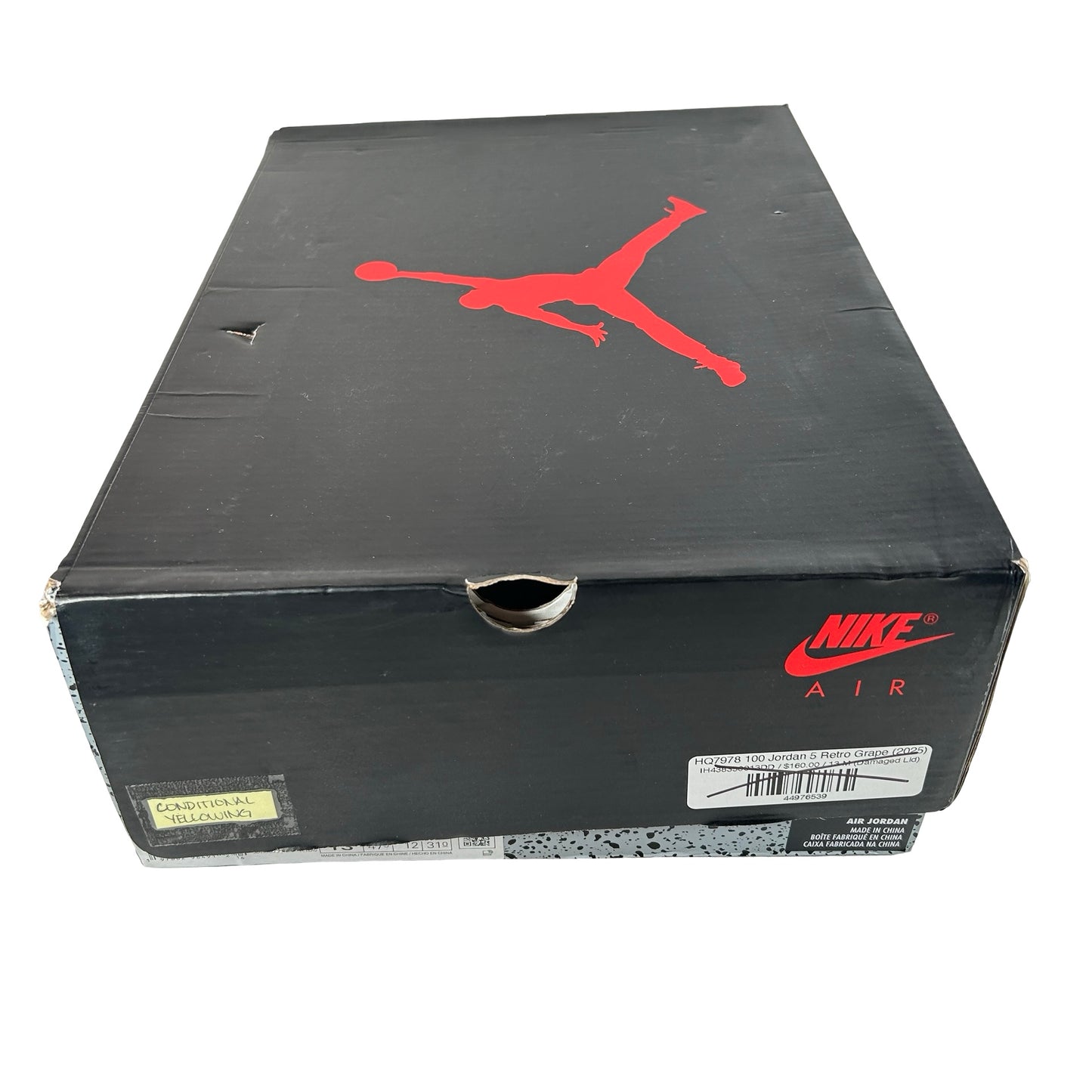 HQ7978 100 Jordan 5 Retro Grape (2025) [CONDITIONAL] - 13 M (Yellowing Soles)