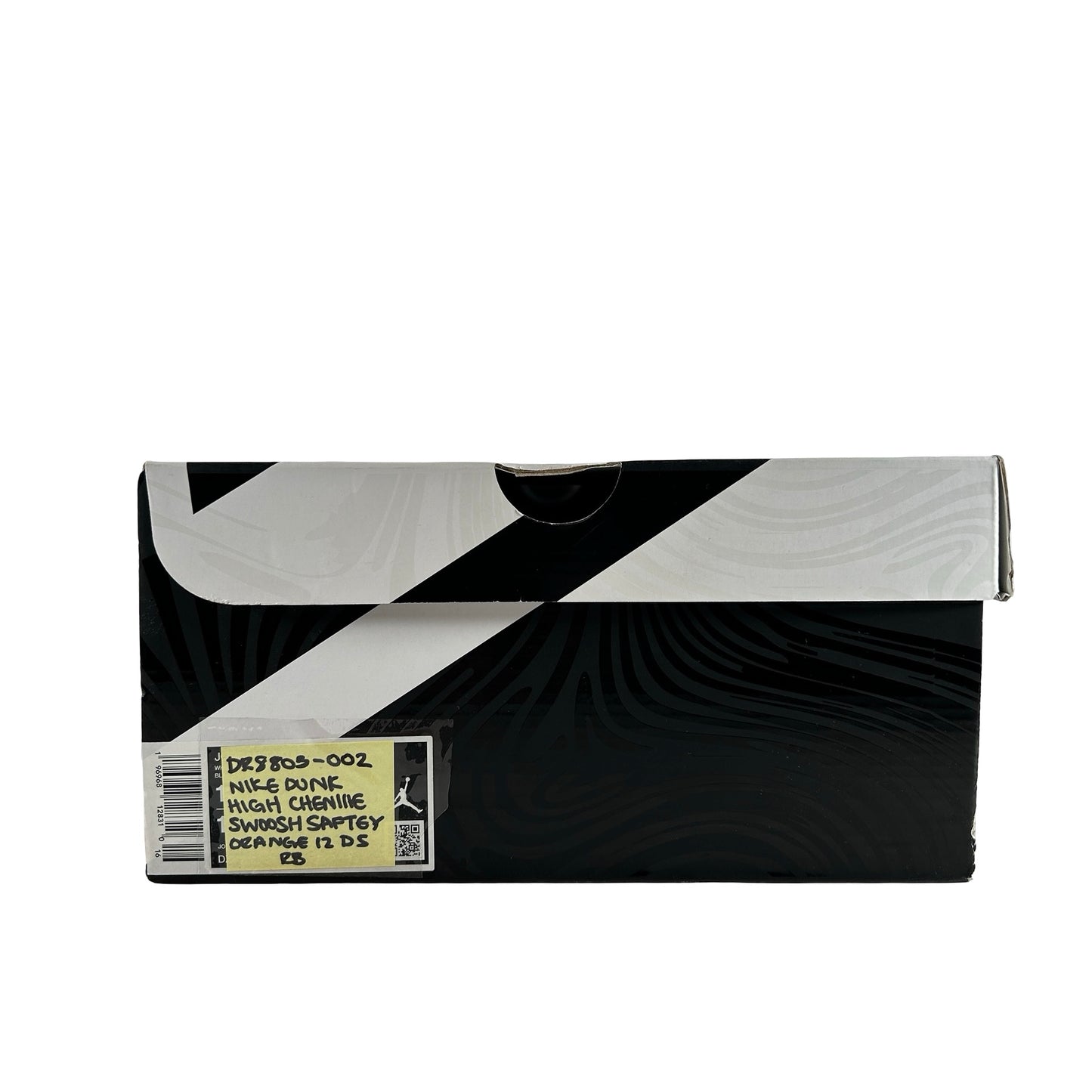 DR8805 002 Nike Dunk High Retro Chenille Swoosh Safety Orange [CONDITIONAL] [REPLACE BOX]