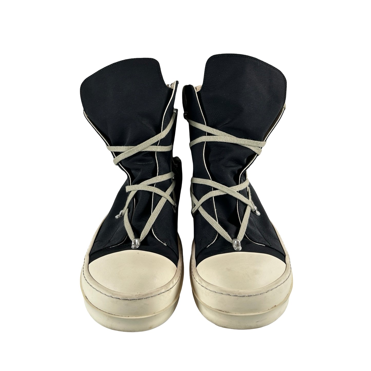 Rick Owens Porterville DRKSHDW Hexa High Black Milk [USED] - 45 (Used) (No Box)